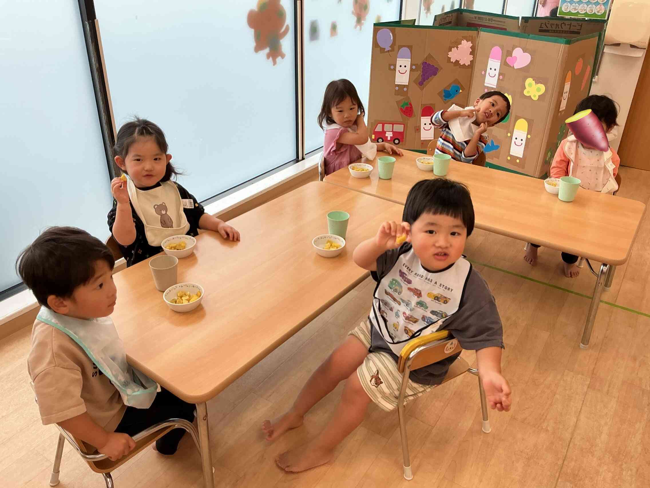 おやつには「さつまいものガレット」