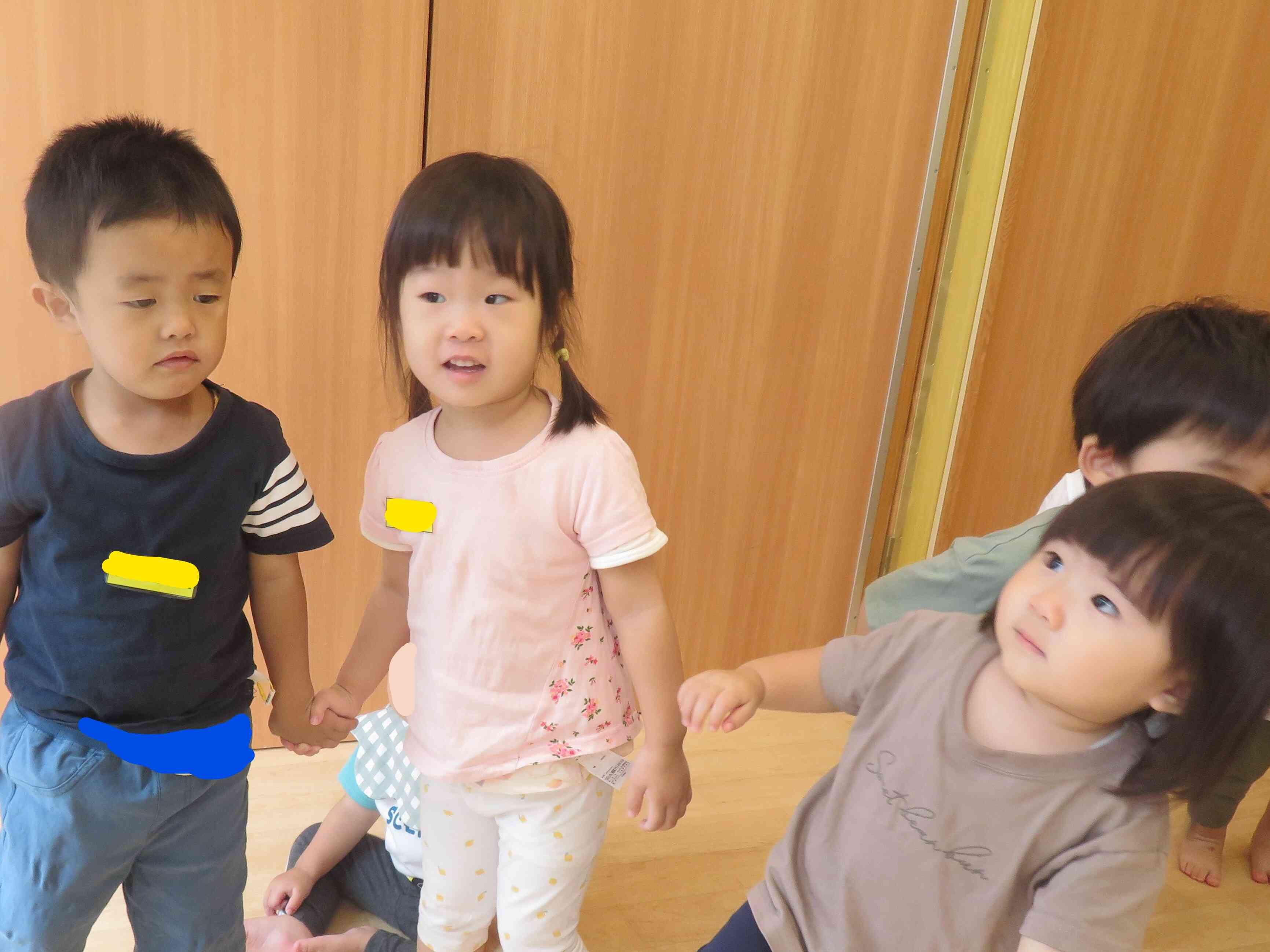 英語の歌に合わせて・・・