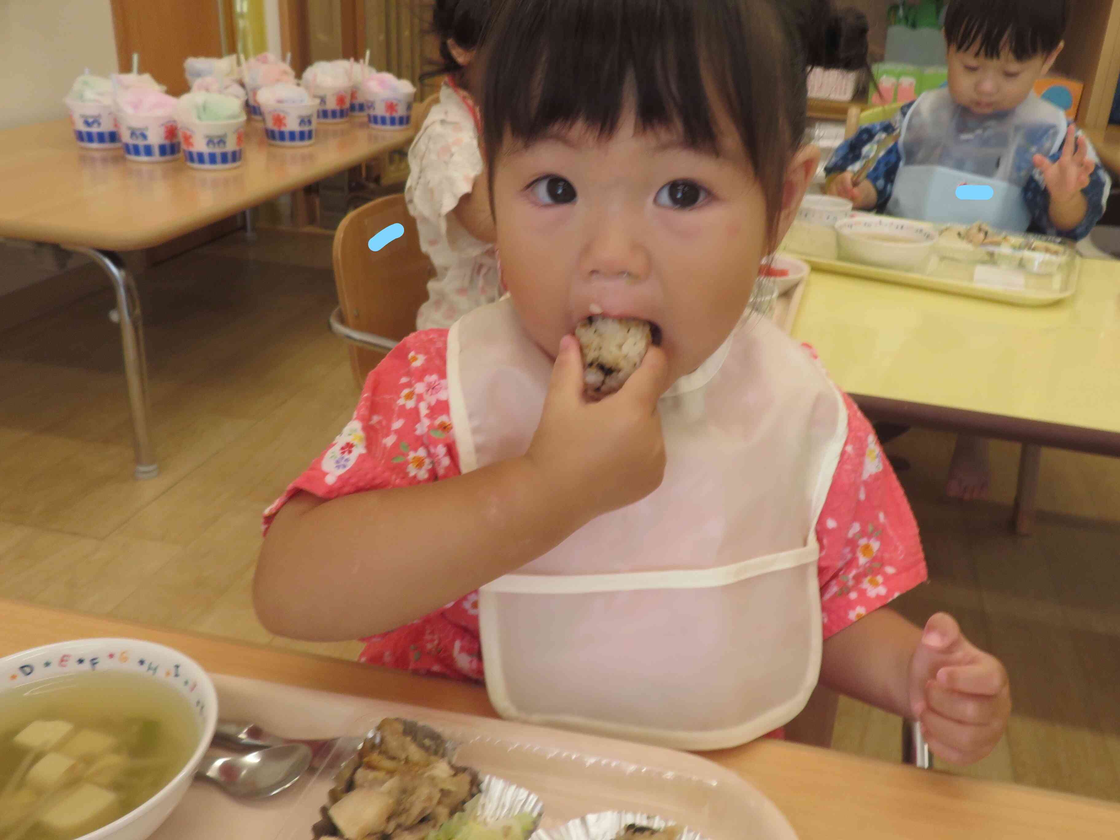 夏祭りごっこの後は、、
