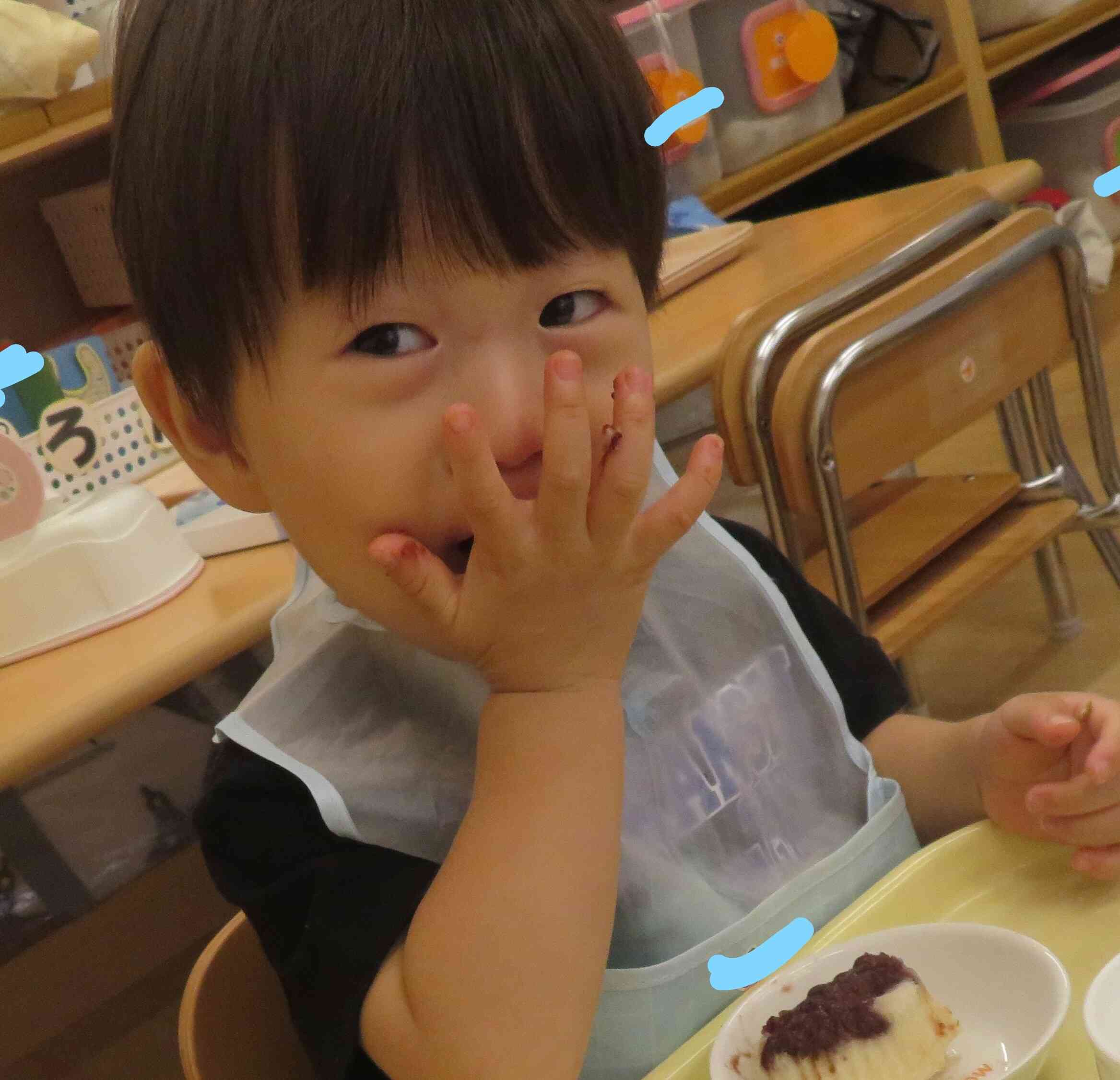 手作りおやつも大好き！