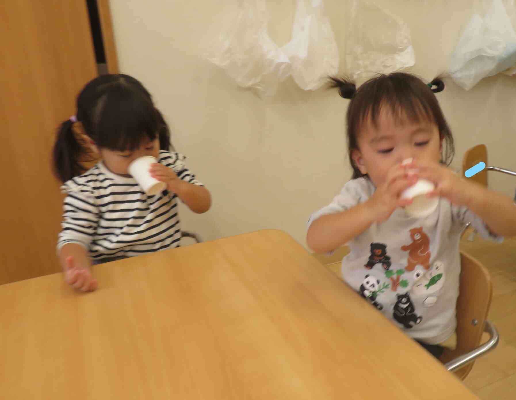 出汁の試飲　おいしかったよ！