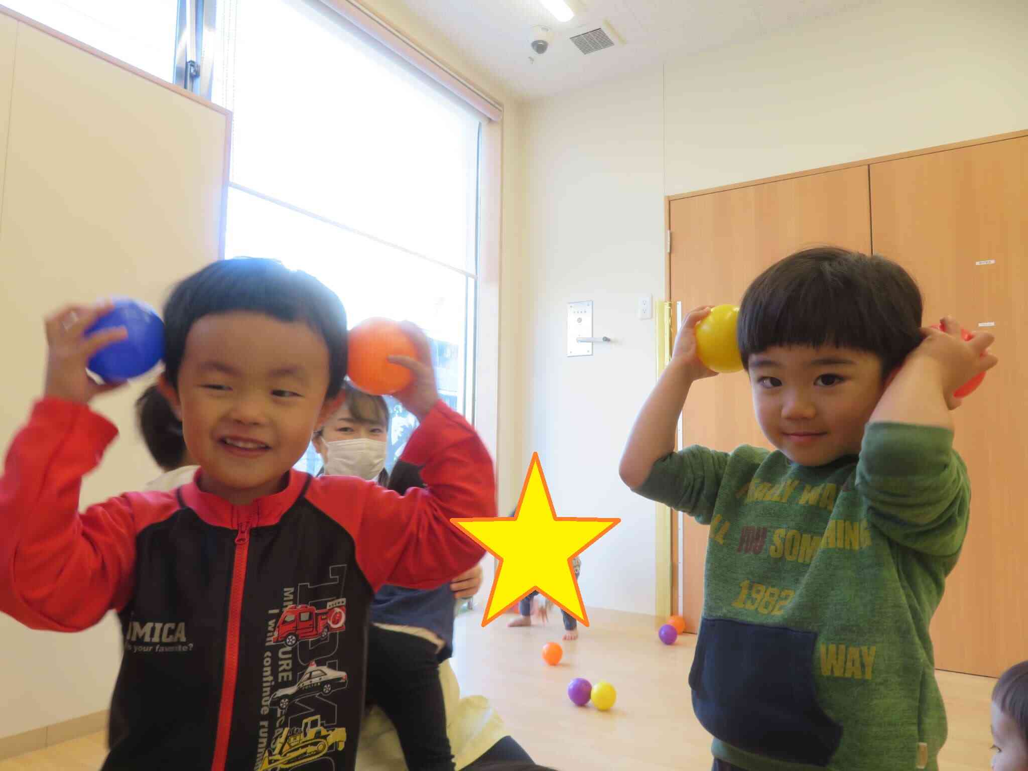 仲良くポーズ☆