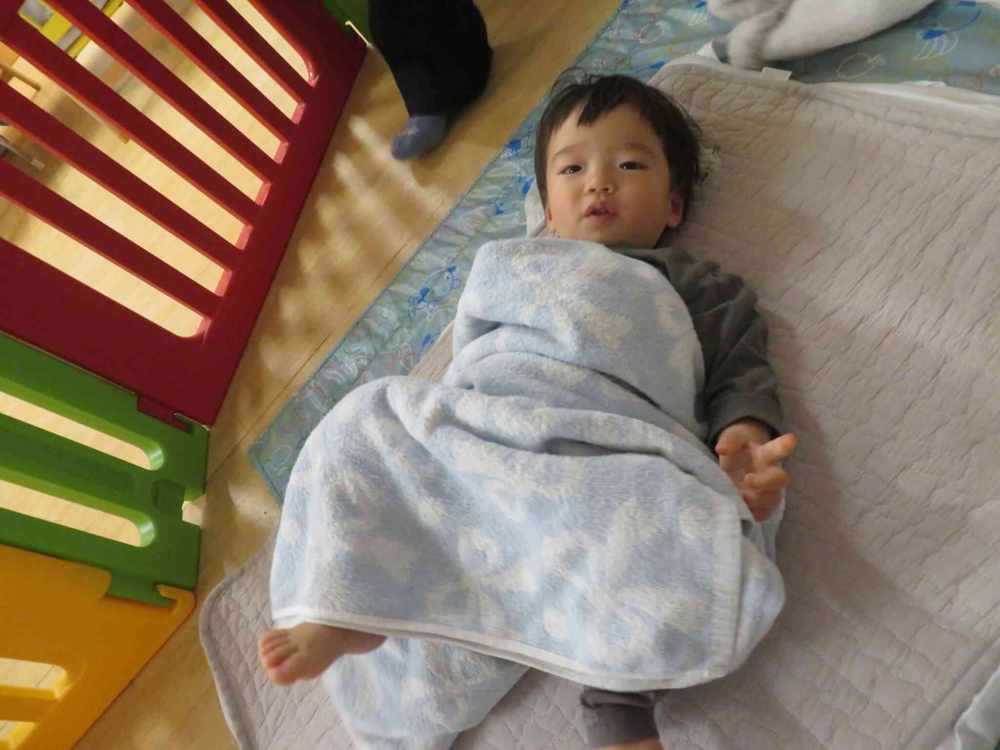 お布団が気持ち良いな～