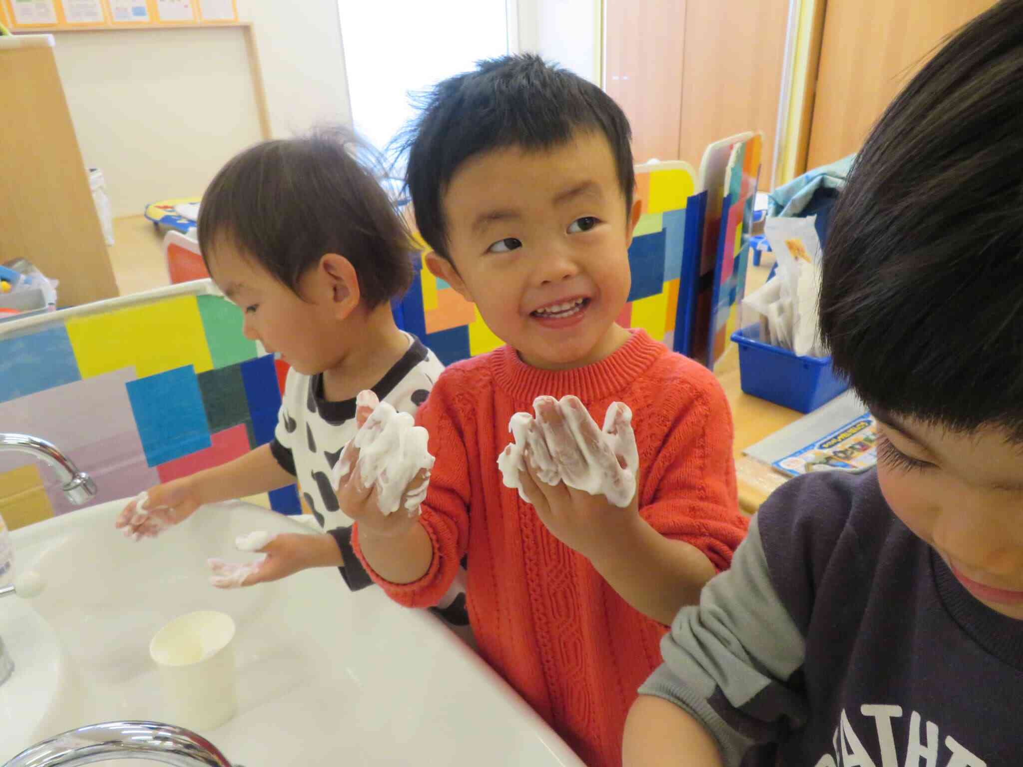 手にたくさんついたよ★