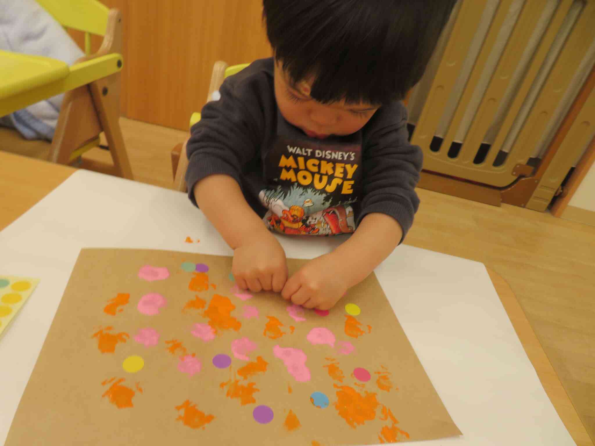 シールも貼っていくよ！