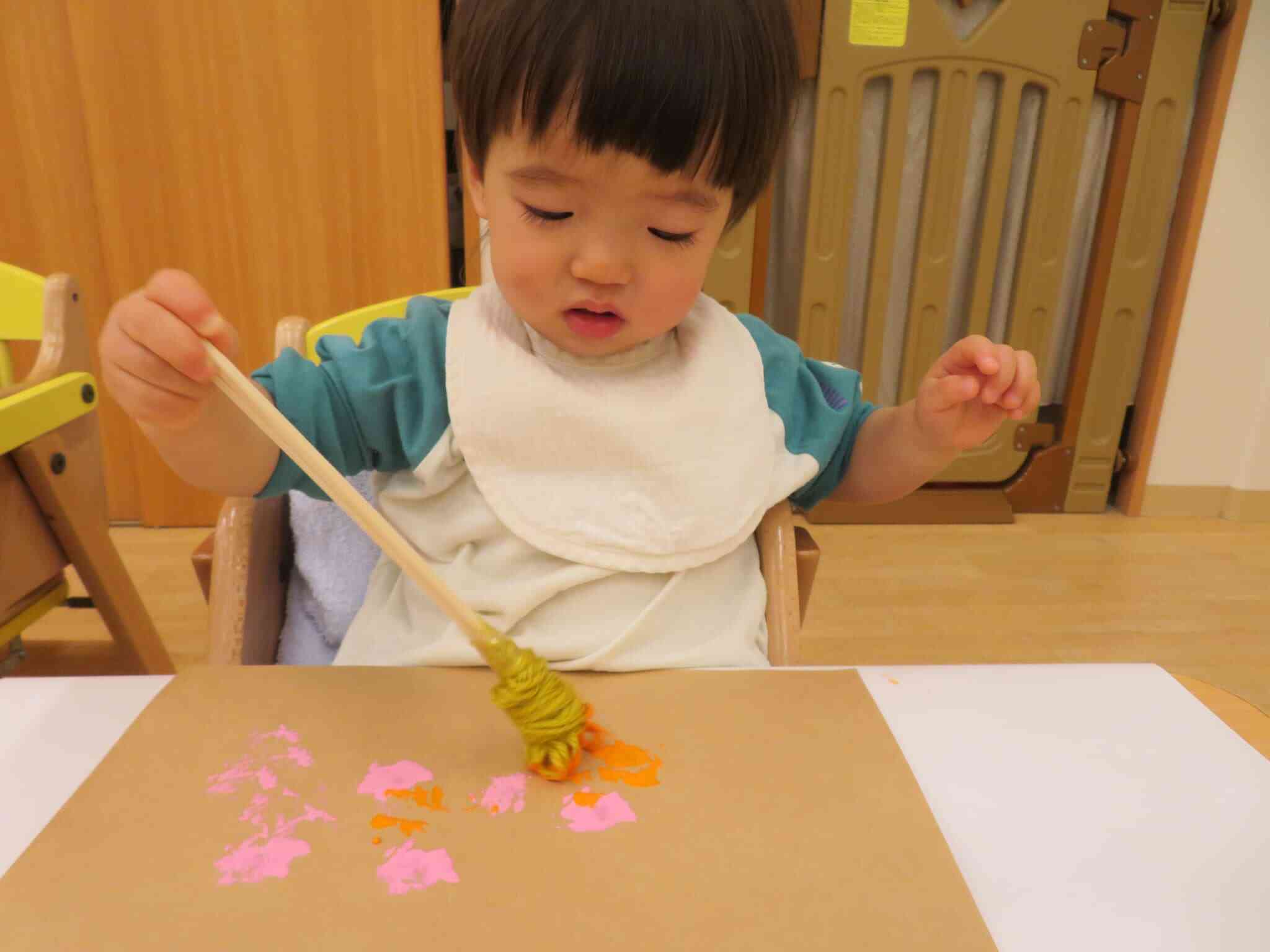 たくさん塗るよ～