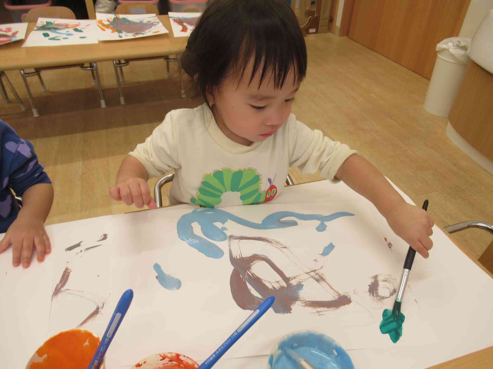 たくさん塗っていくよ～