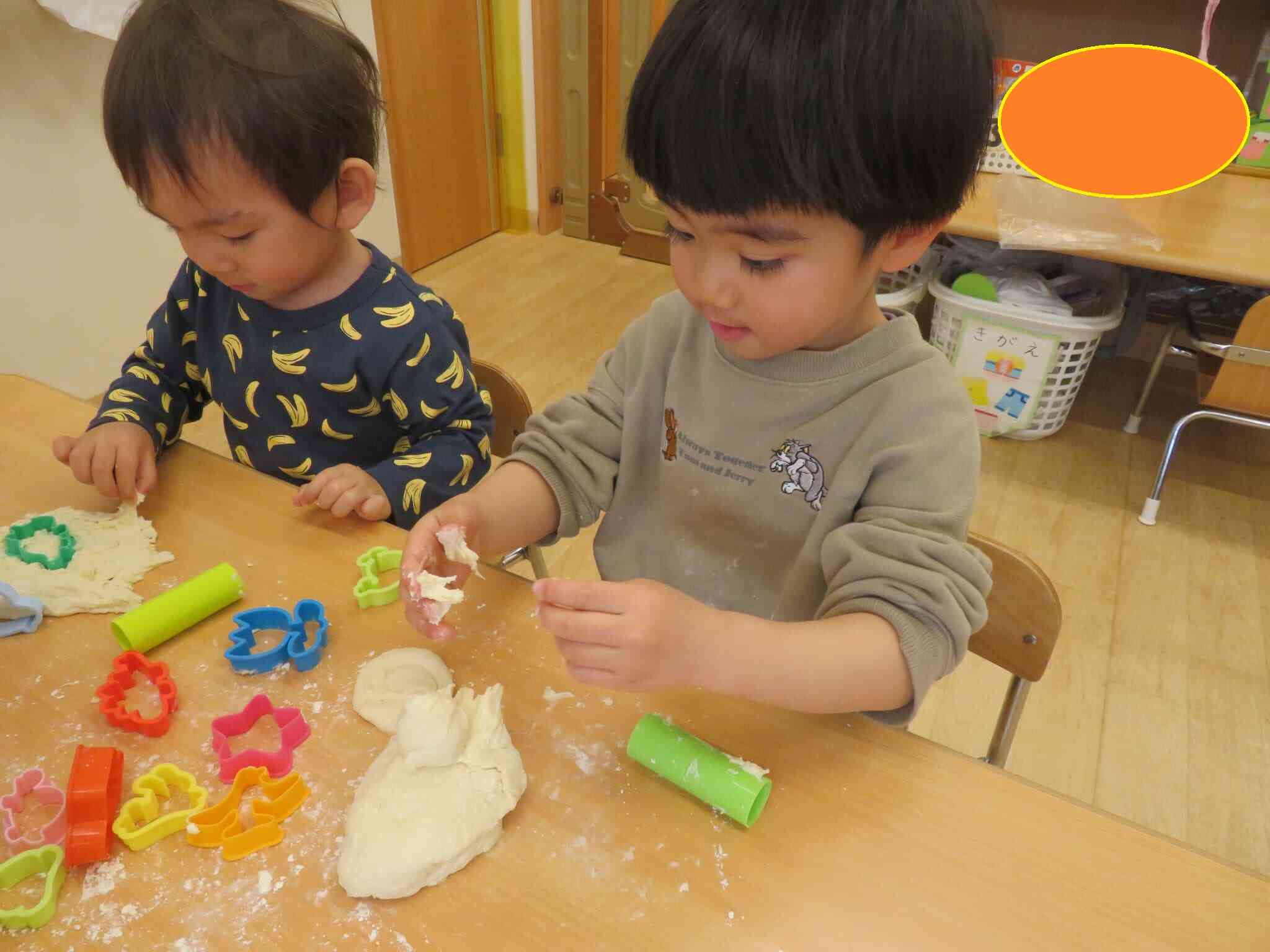 小麦粉粘土で遊ぼう！～うさぎ組～