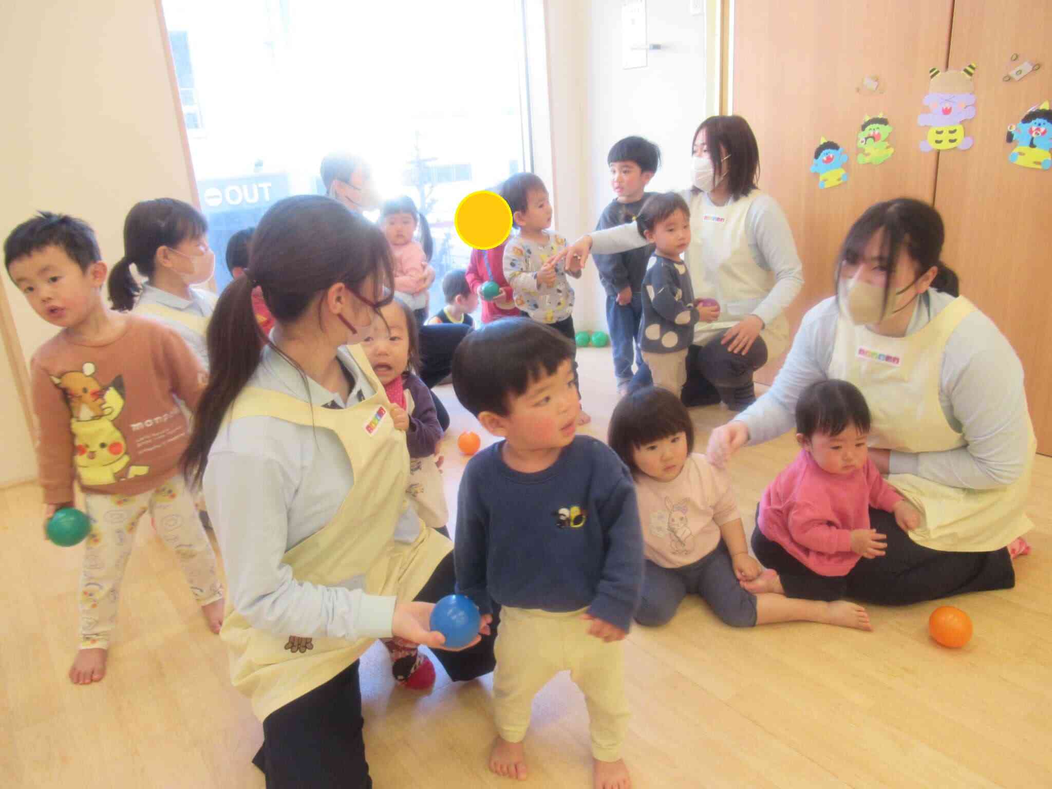 鬼が去った後の様子です。