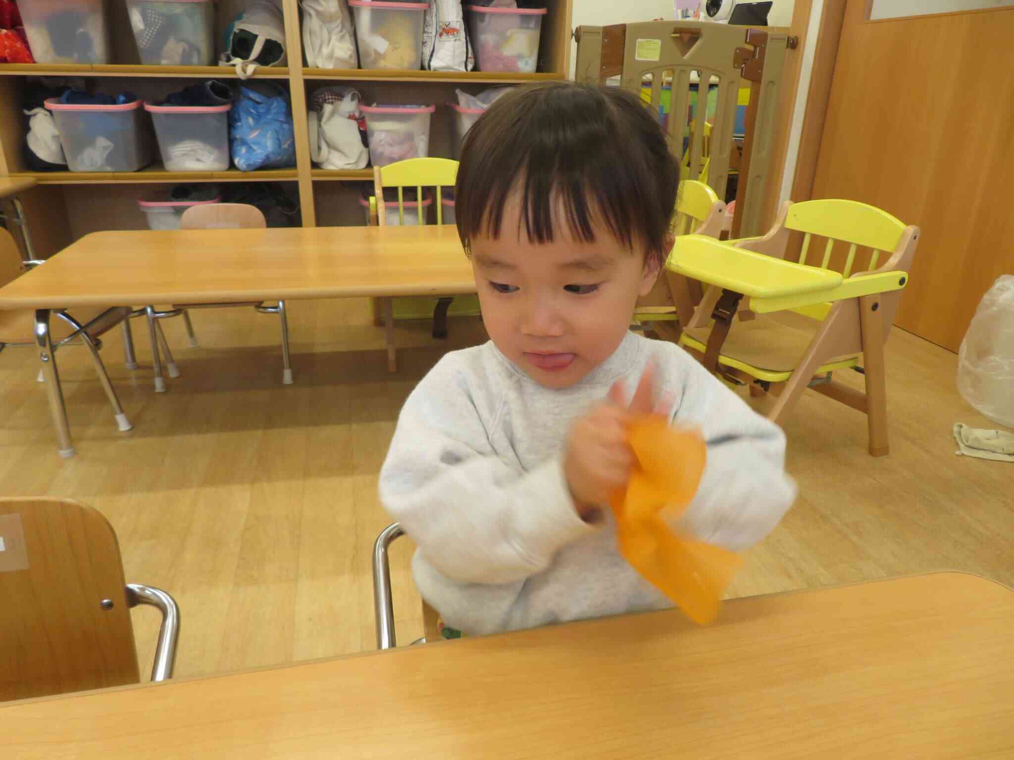 花紙を丸めてみよう！