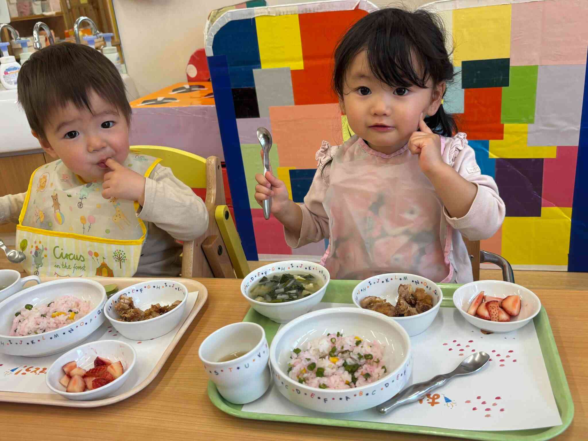 給食の特別な時間♬