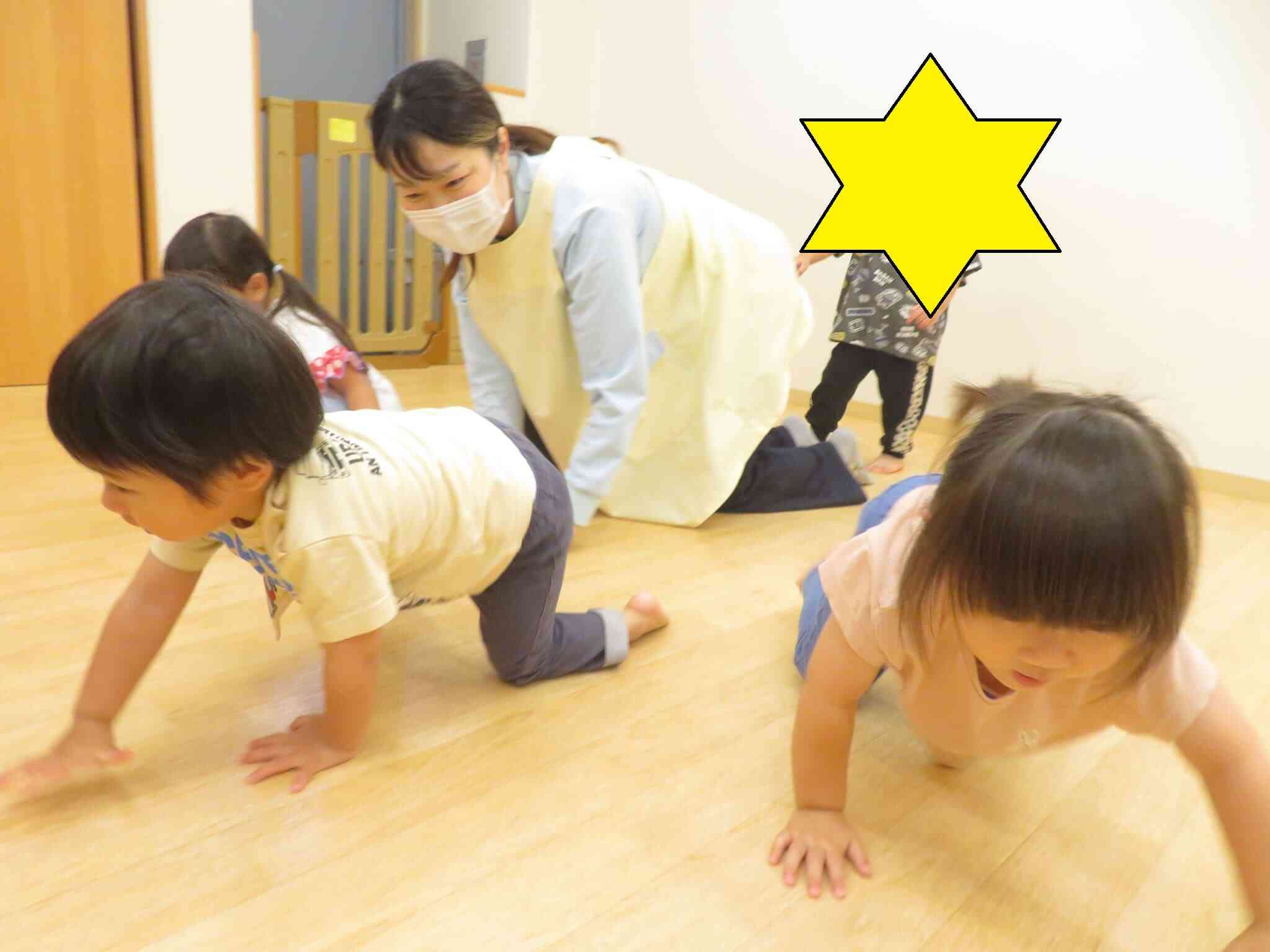 ハイハイ競争、よ～いドン！