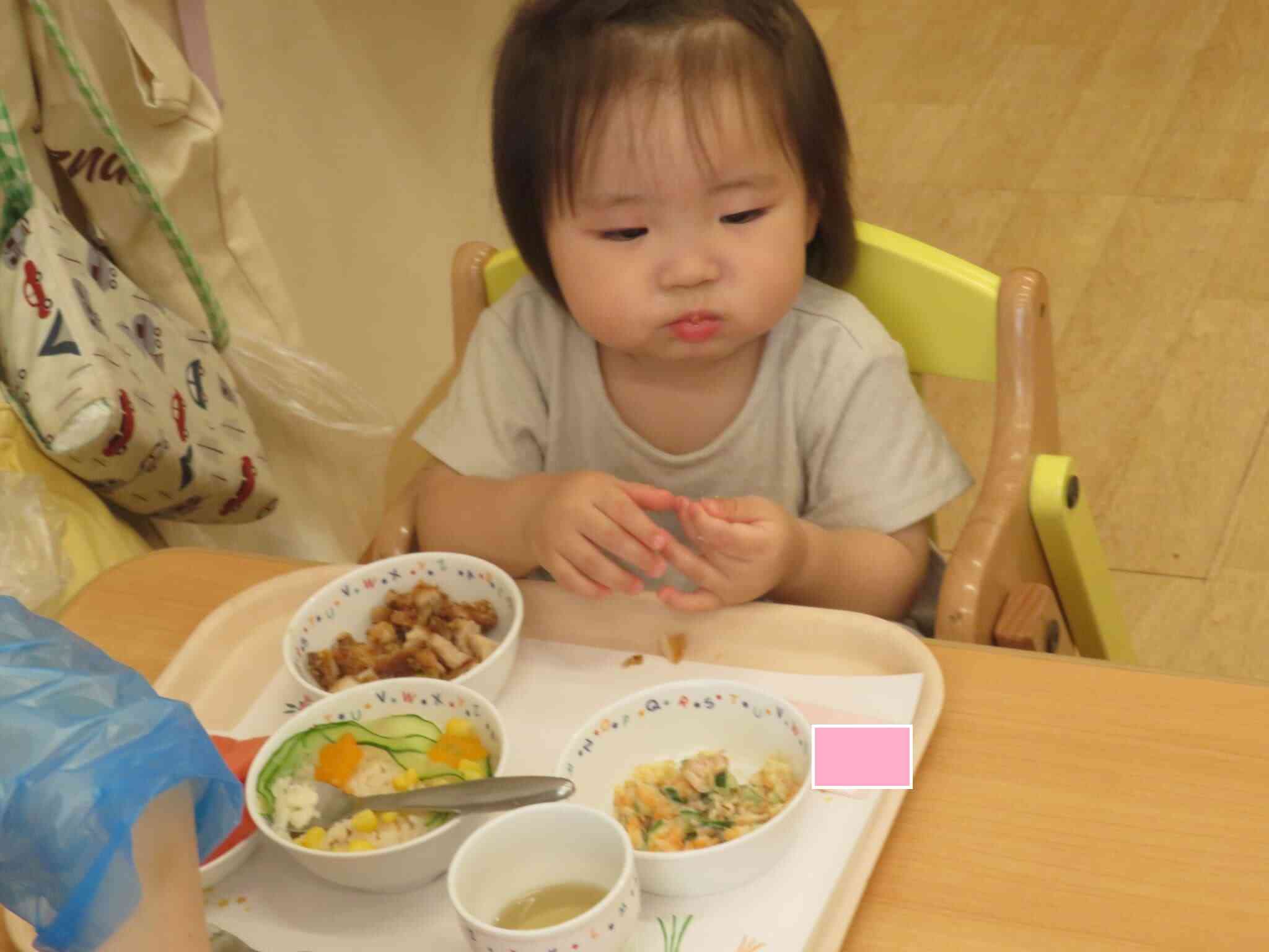 唐揚げもおいし~!