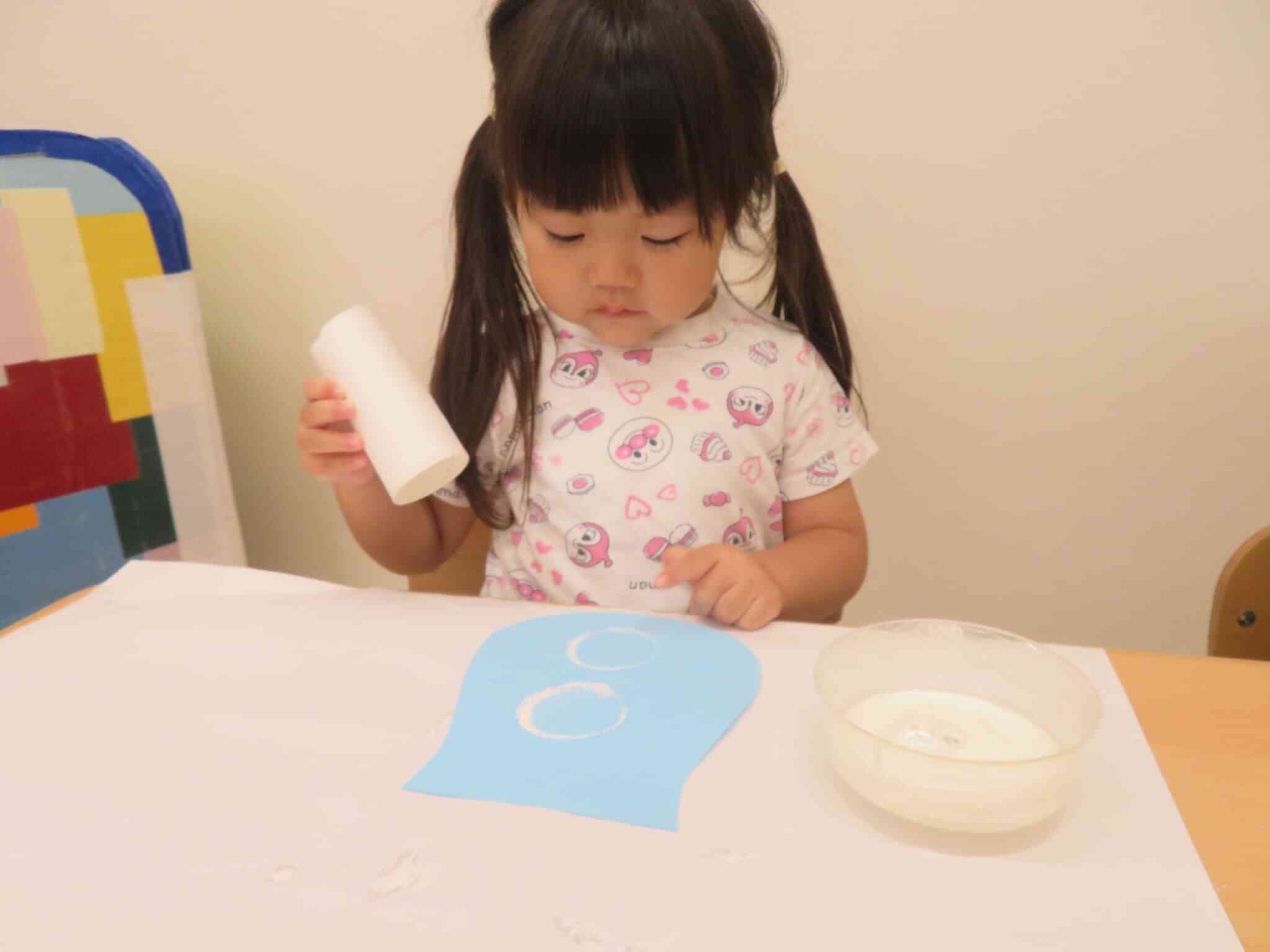 泡ができた！