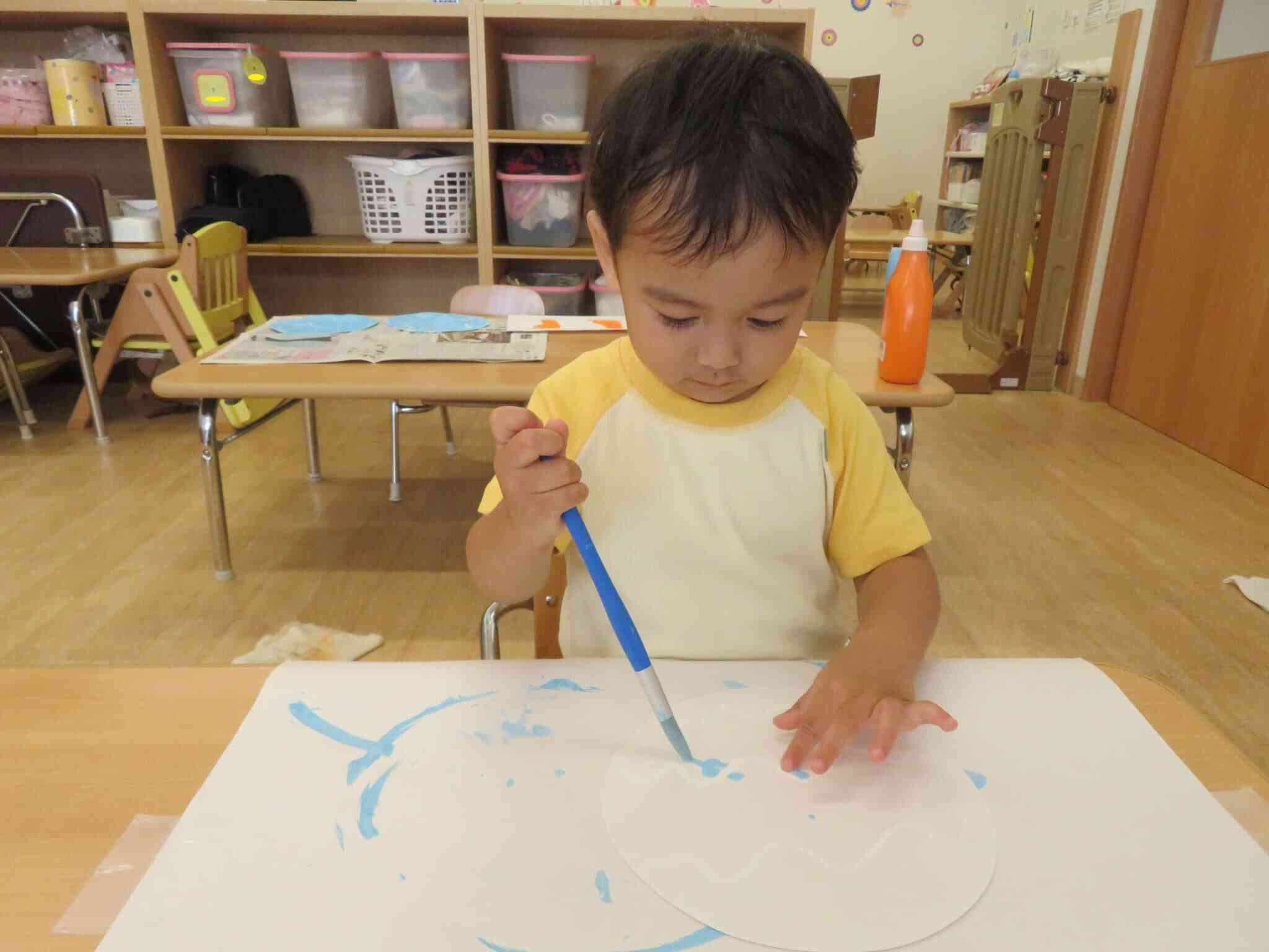 筆の動かし方にもそれぞれの個性がきらり☆