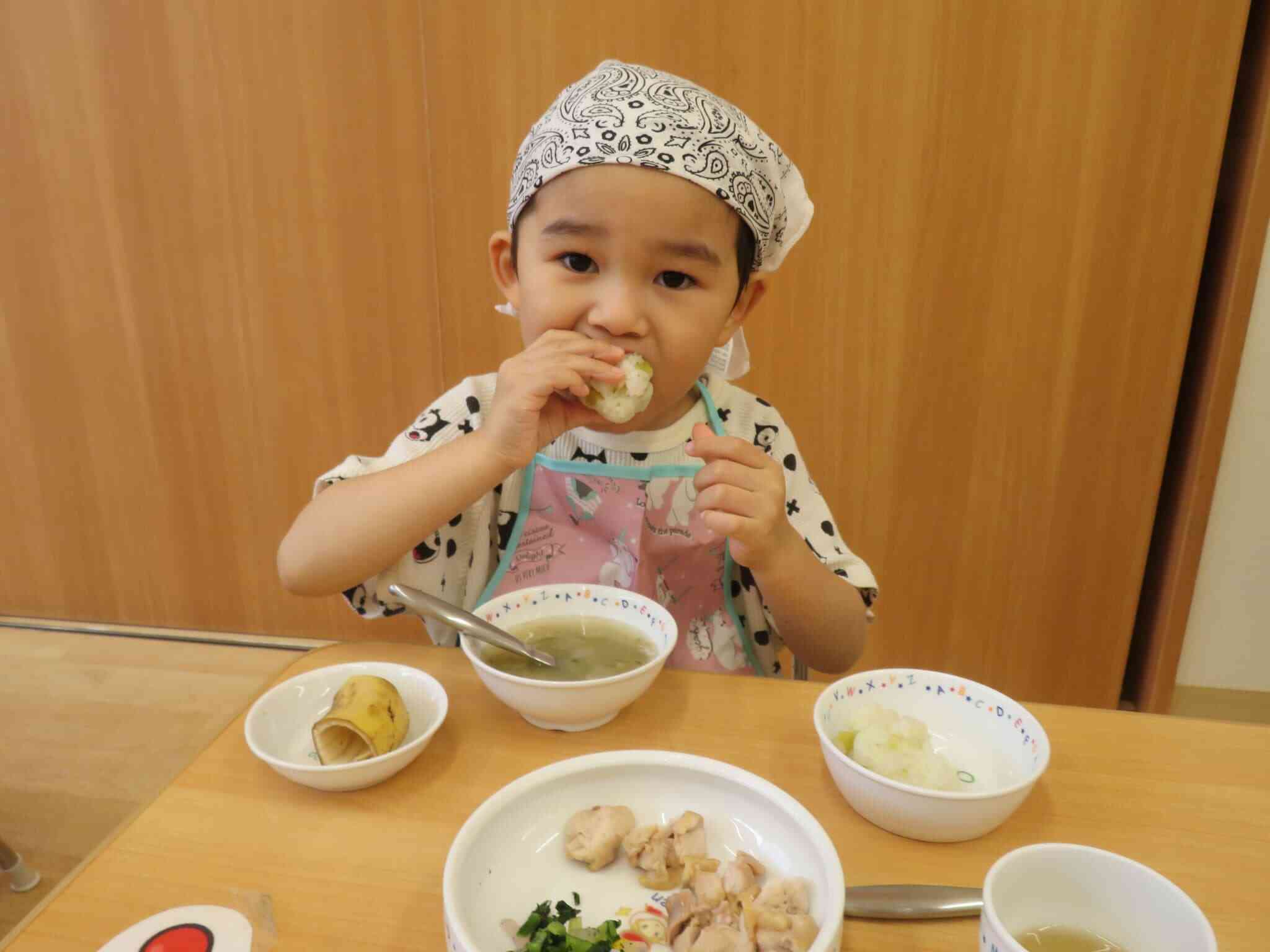 自分で作ったおにぎりは格別！