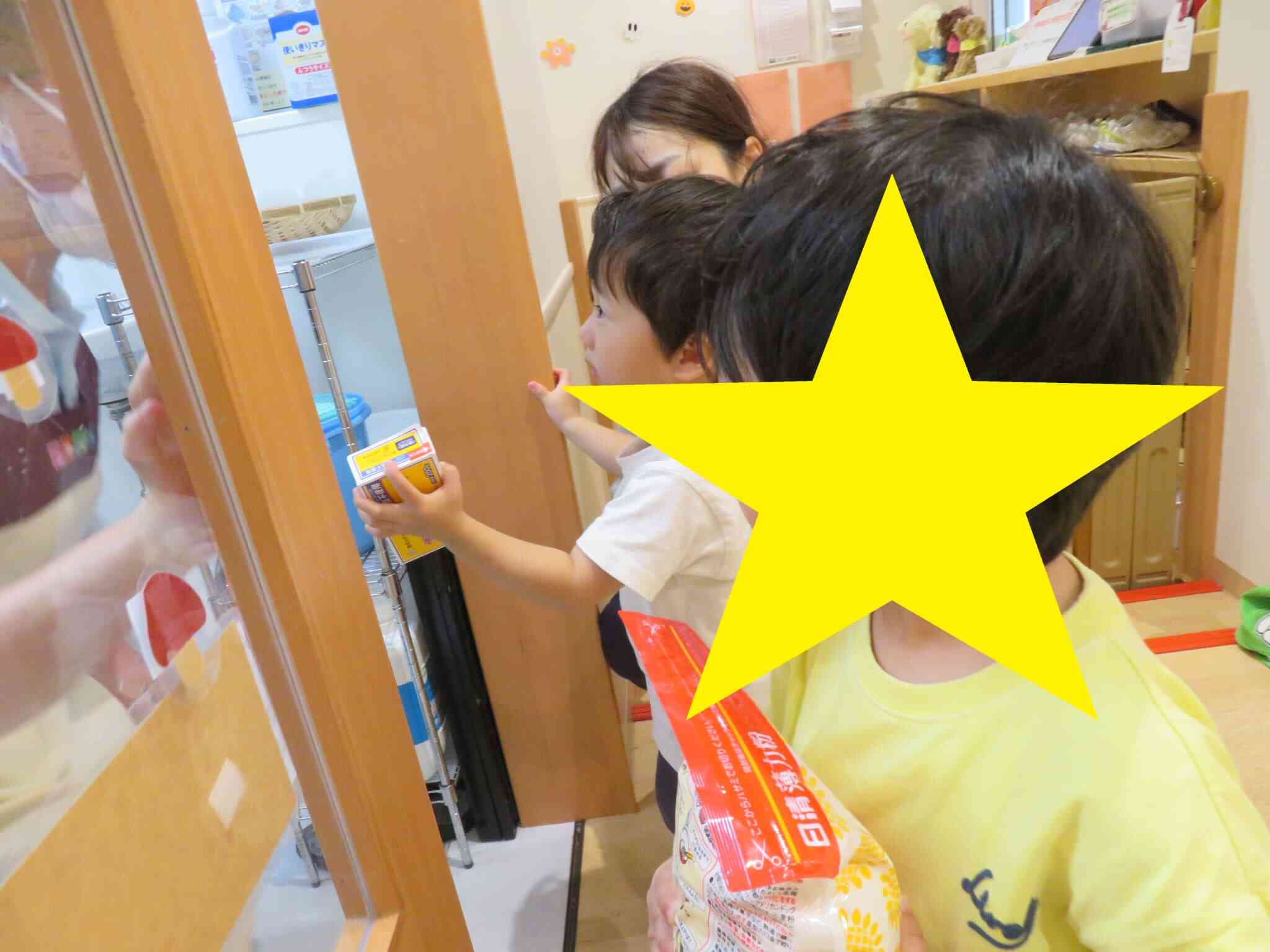 調理の先生にしっかり渡すことが出来ました(^^♪