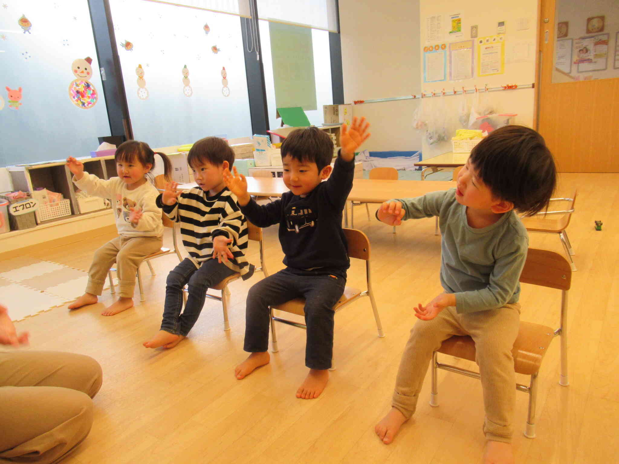 2歳児さん英語レッスンの様子♫