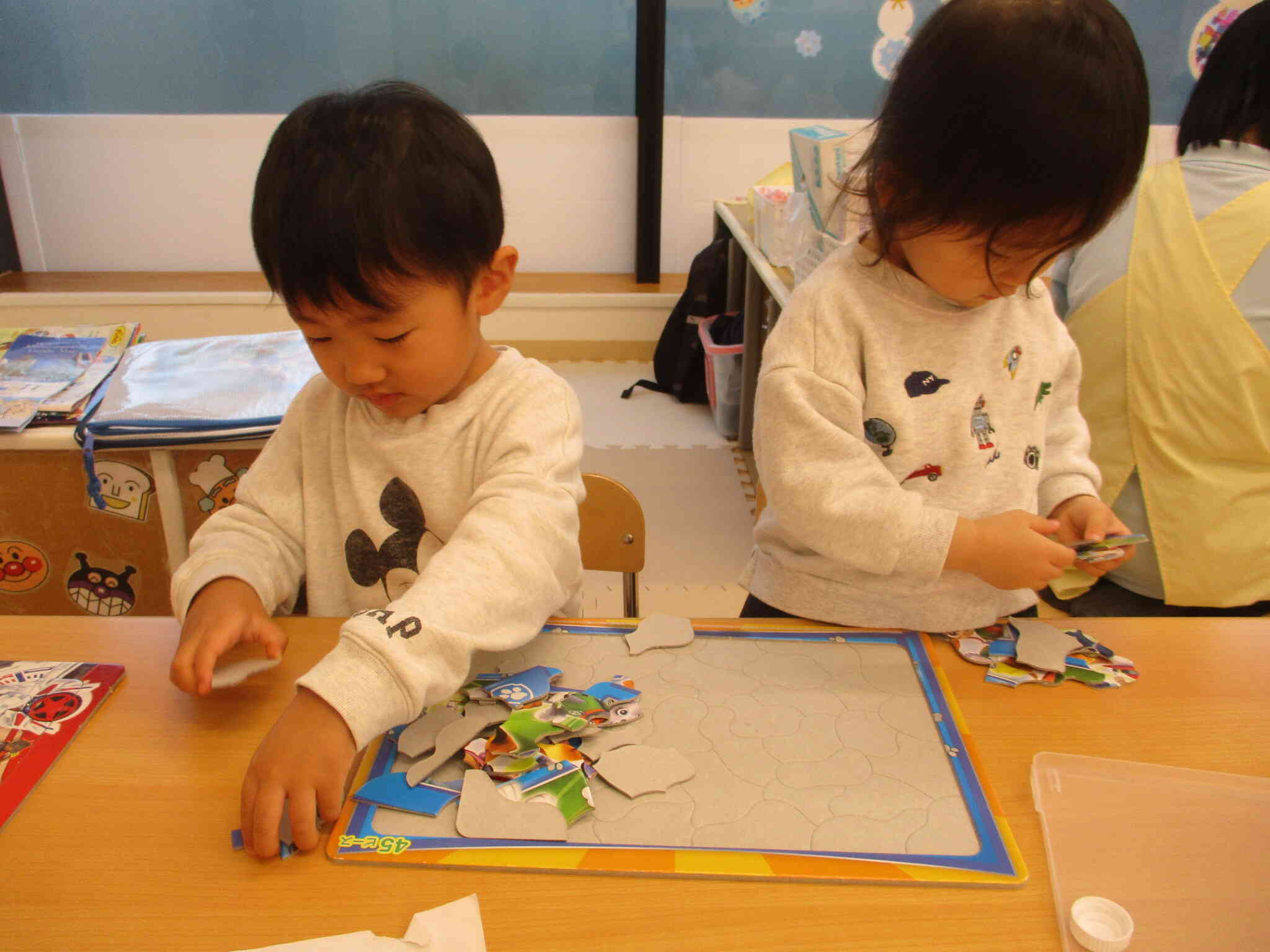 パズル遊びの様子♪