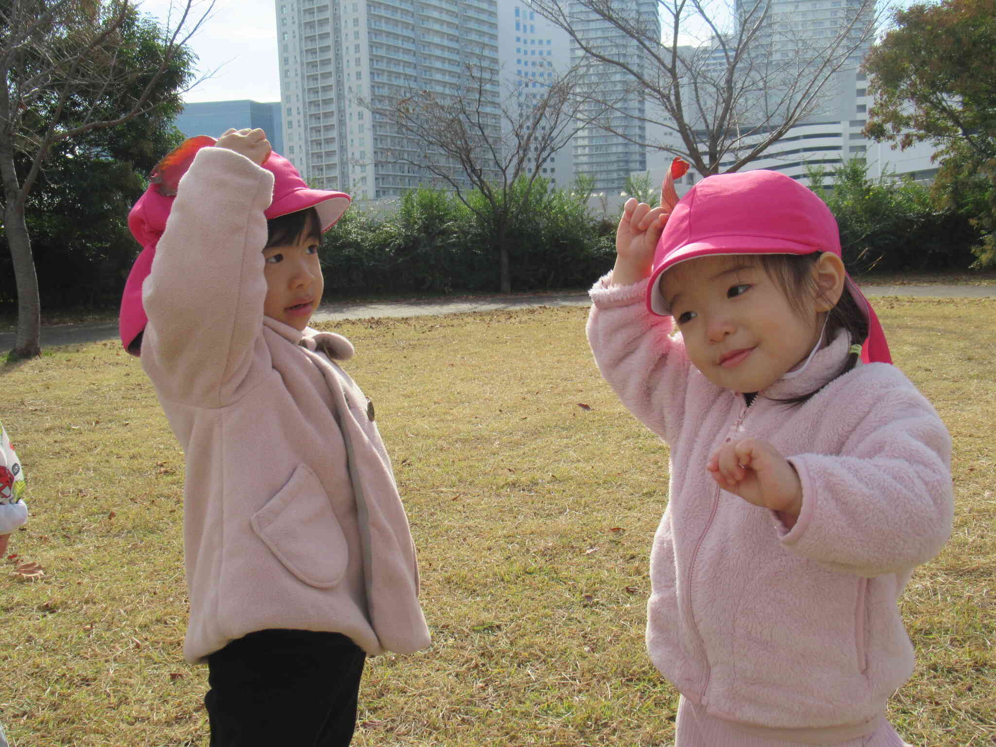 1歳児クラスさんのお散歩の様子♪