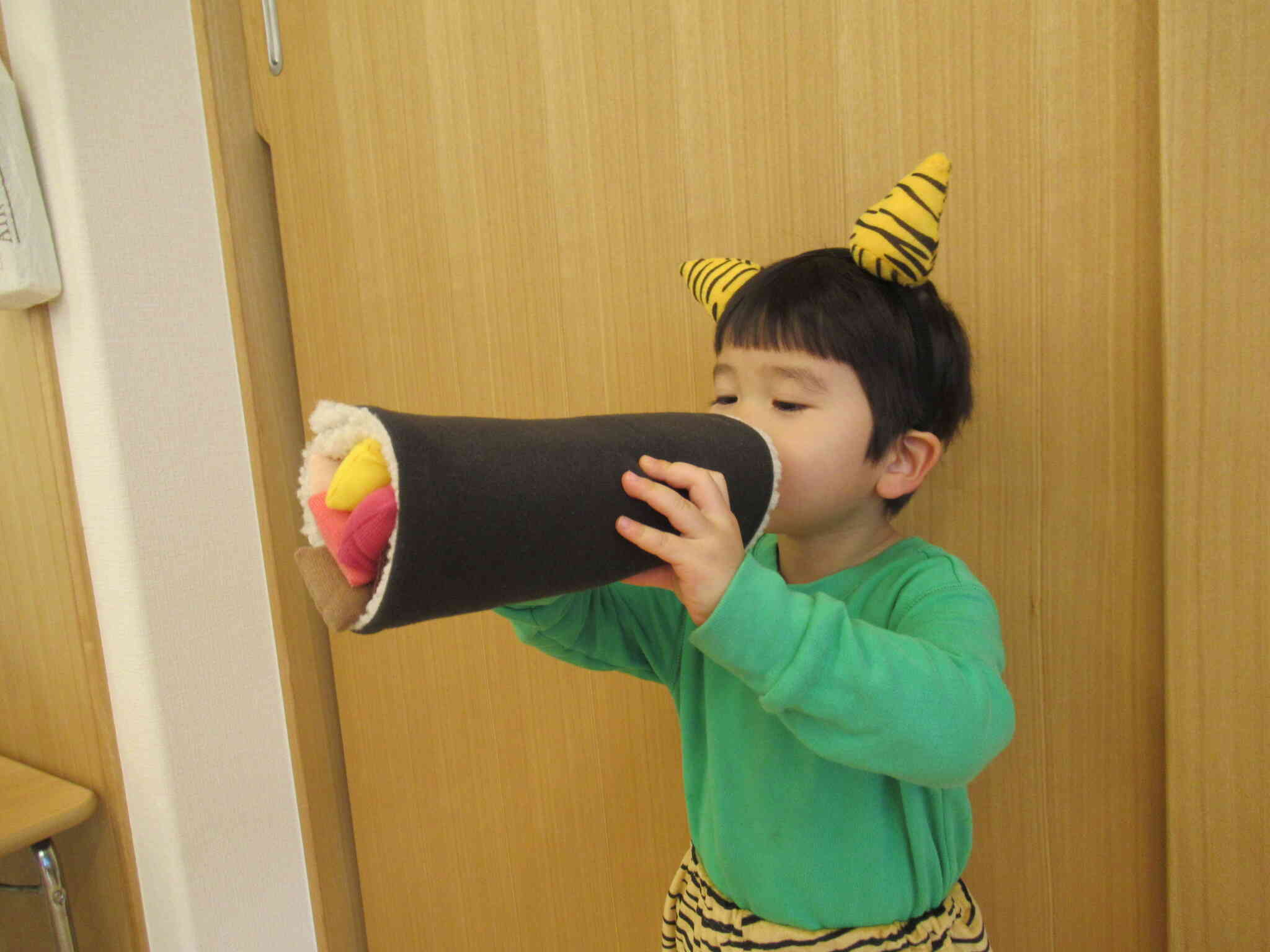 おおきな恵方巻を食べよう！！