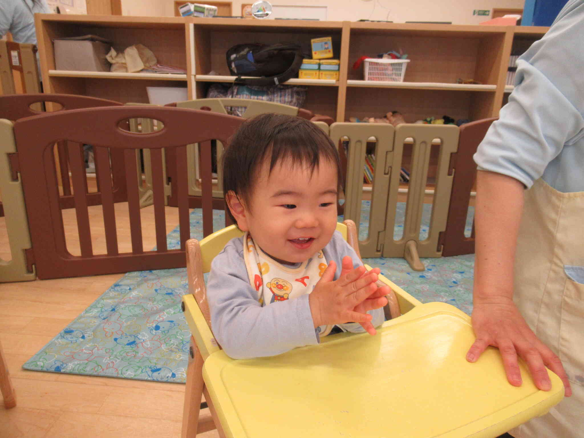 0歳児さん帰りの会の様子☆