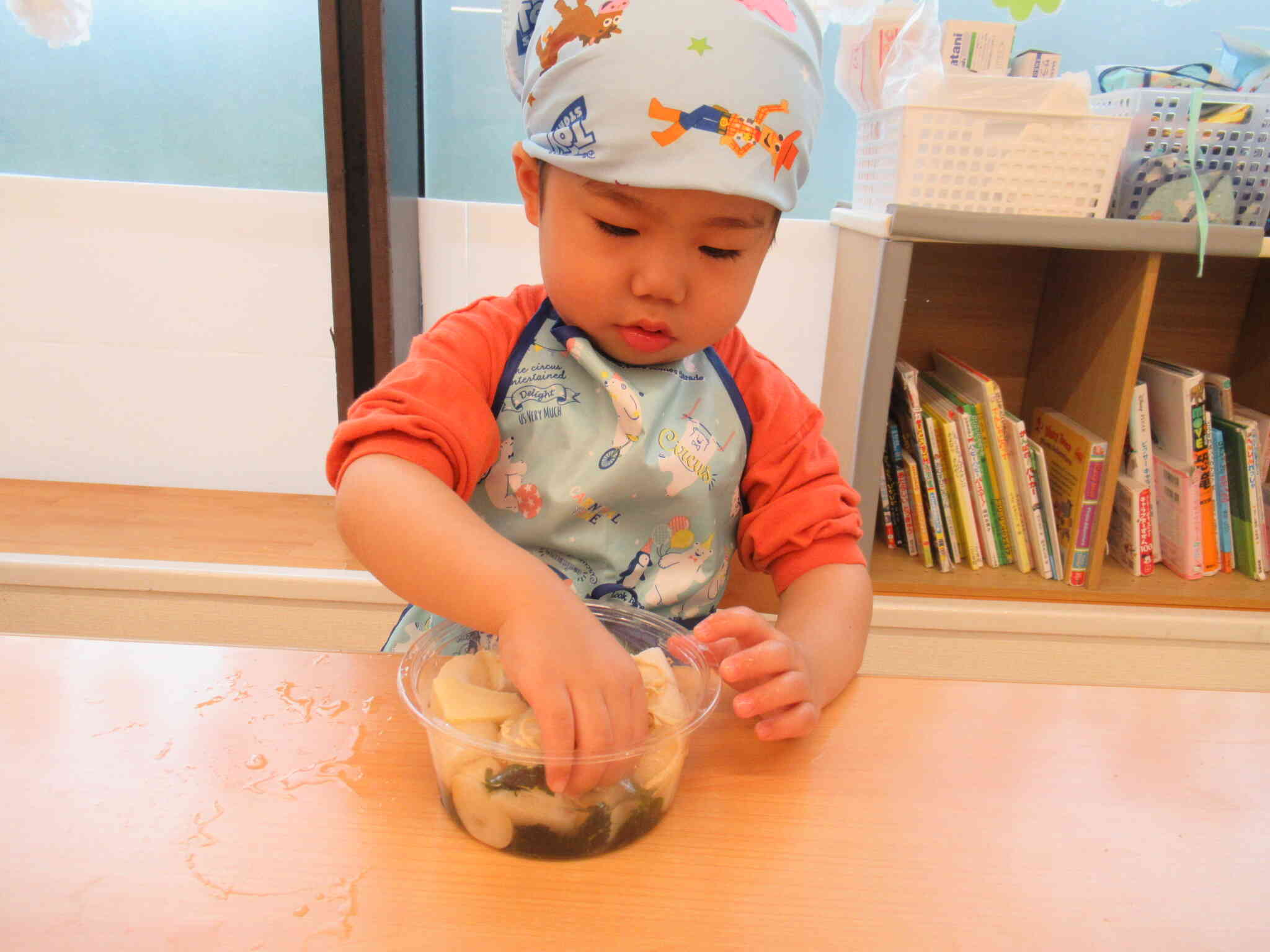 2歳児さんの食育の様子♪