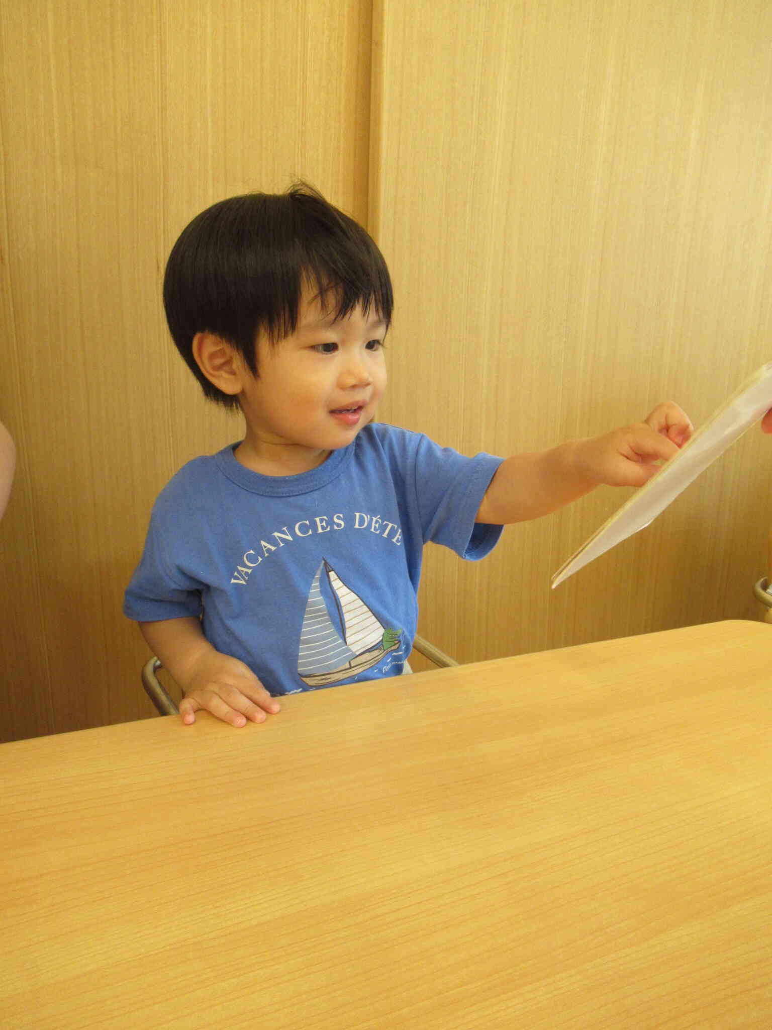 1歳児さん英語レッスンの様子♪