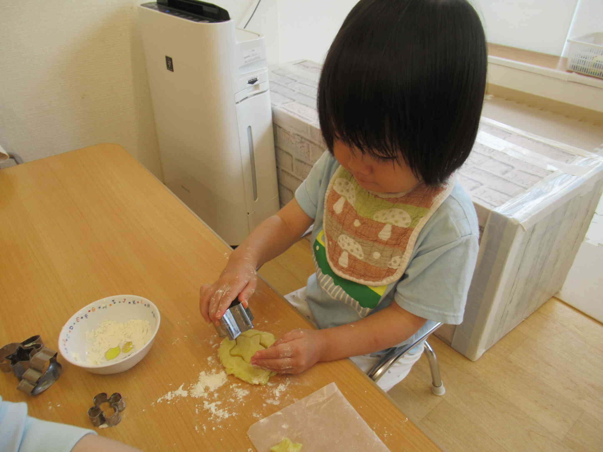 １歳児さんの食育の様子☆彡