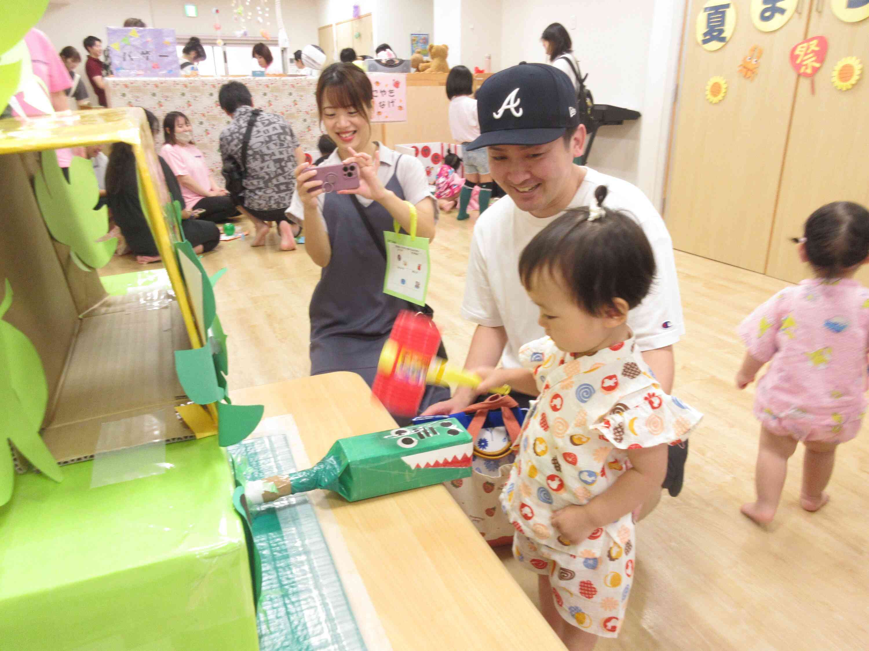 楽しみにしていた夏祭りです