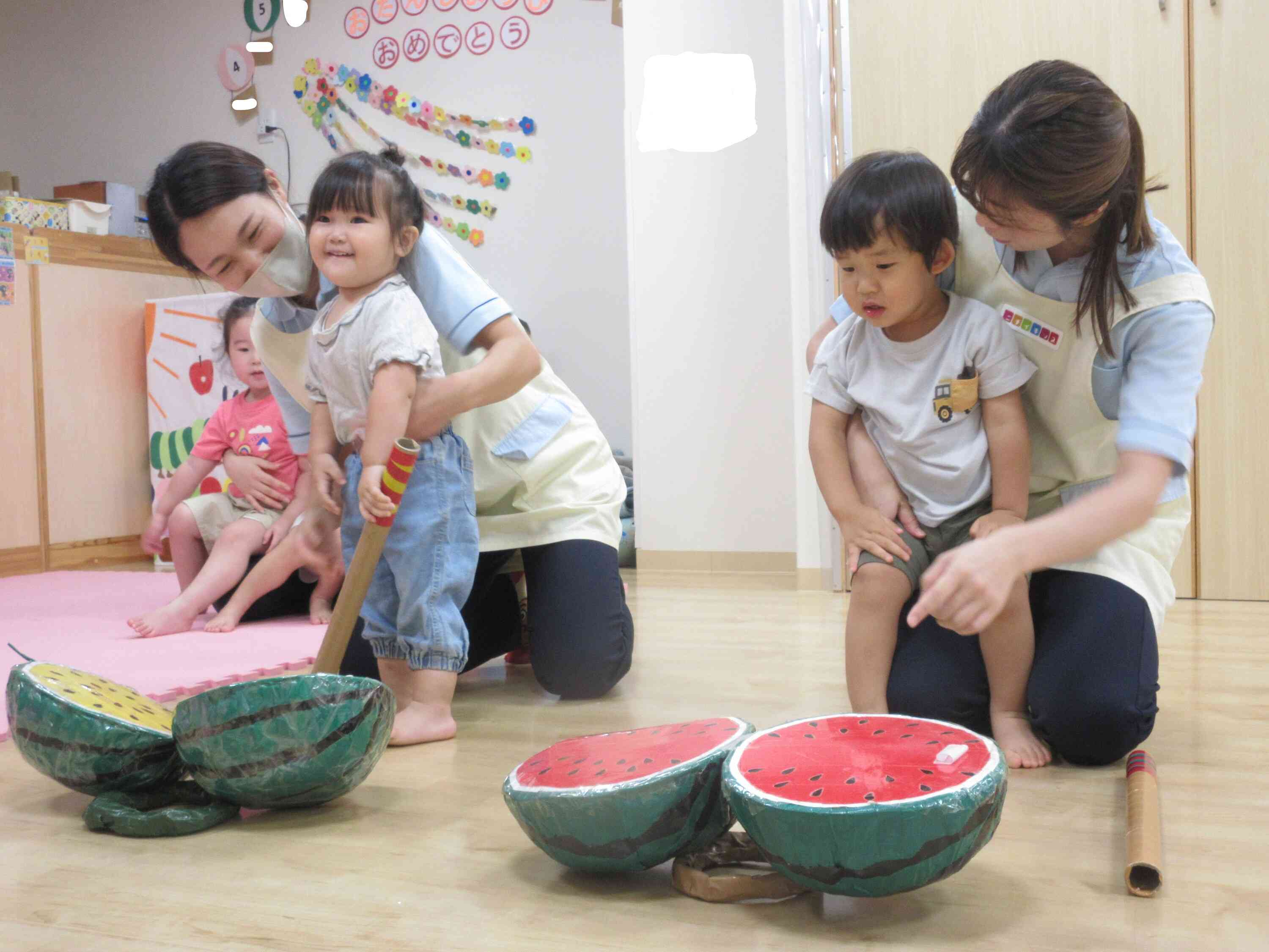 見事に割れたね
