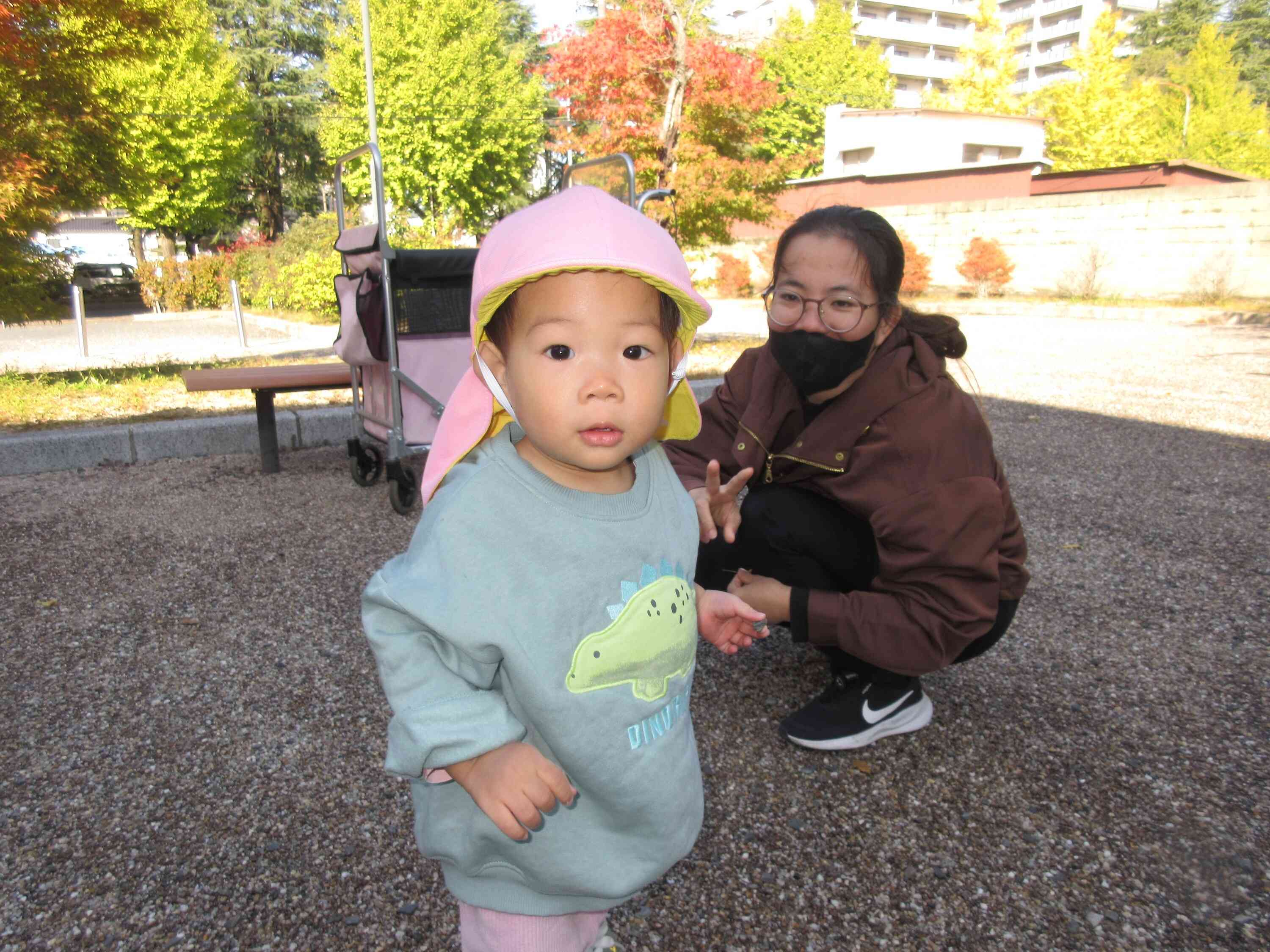 お散歩に行ったり、公園で一緒に遊んだよ