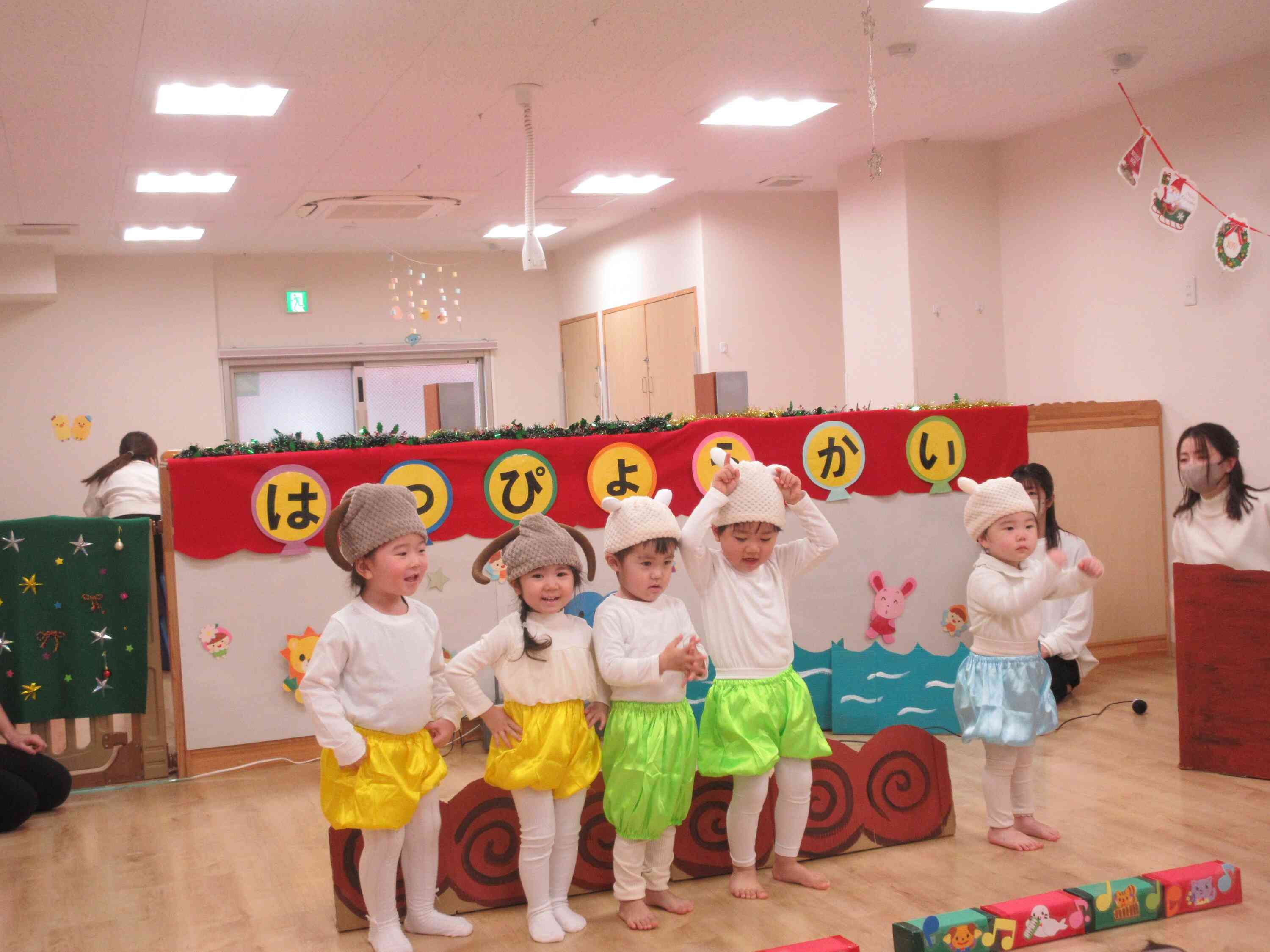 うさぎぐみ（２歳児）さんです。