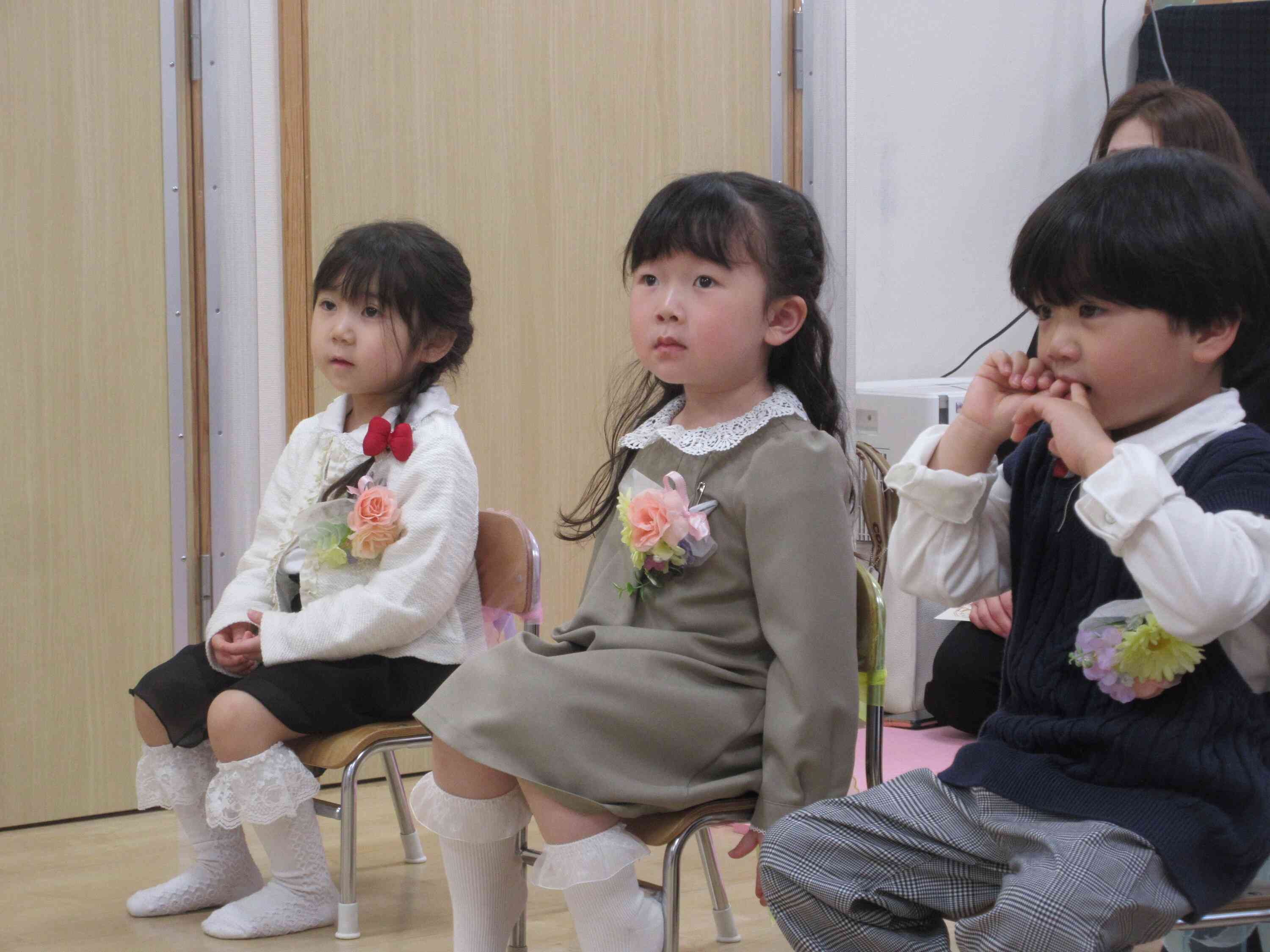 お話を聞く姿にも成長を感じました。とてもお兄さん、お姉さんに見えましたよ。