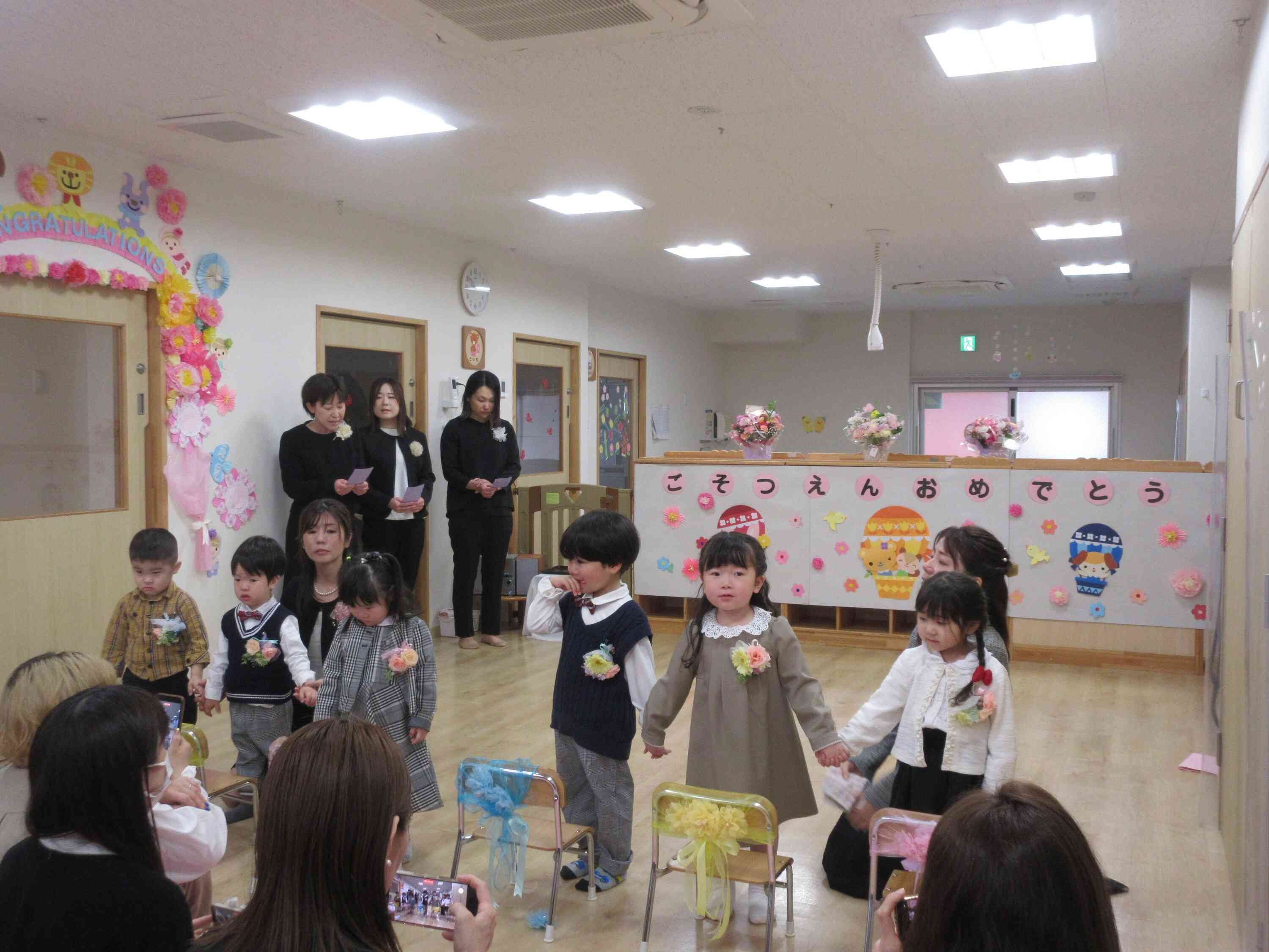 うさぎぐみ（２歳児）さん　ご卒園おめでとうございます！