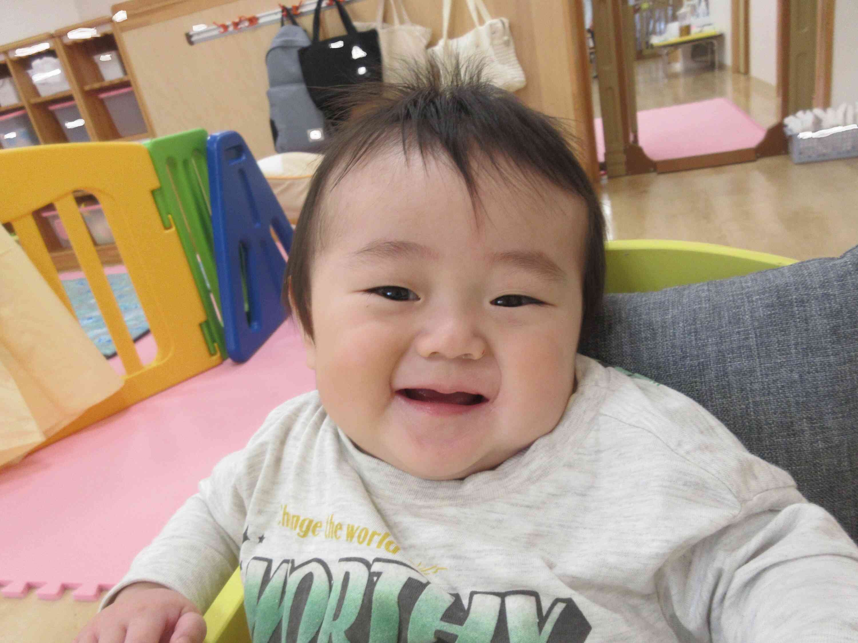 お給食もよく食べますよ。