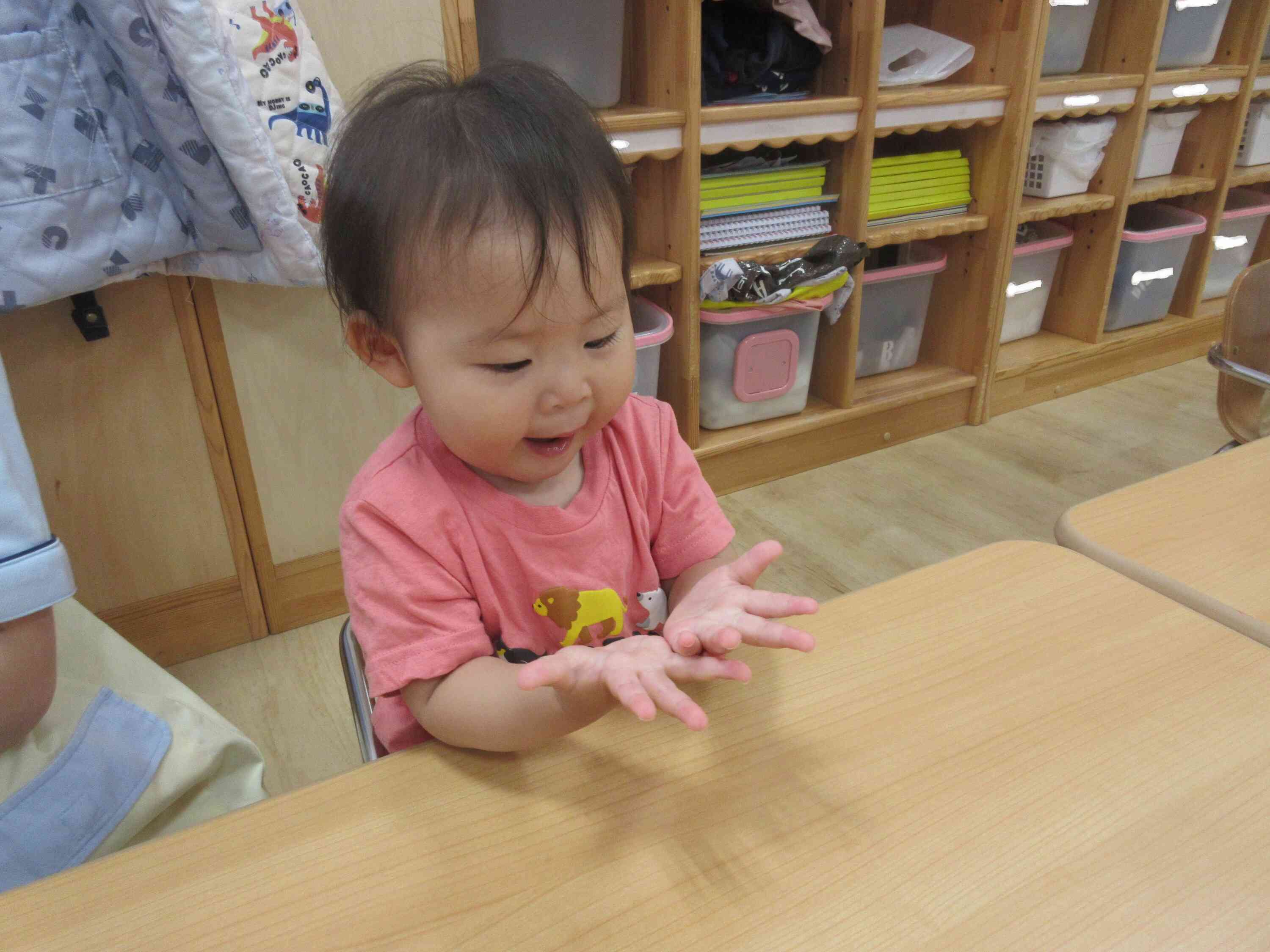 ほら、見て！ピカピカになったよ。