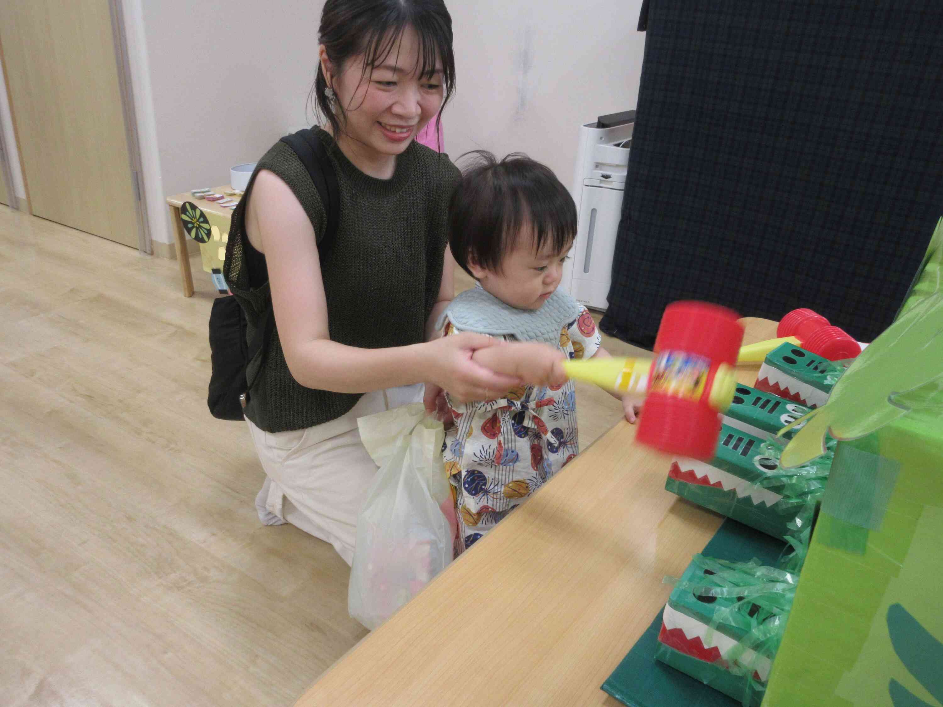 みんなで夏祭りを楽しみました
