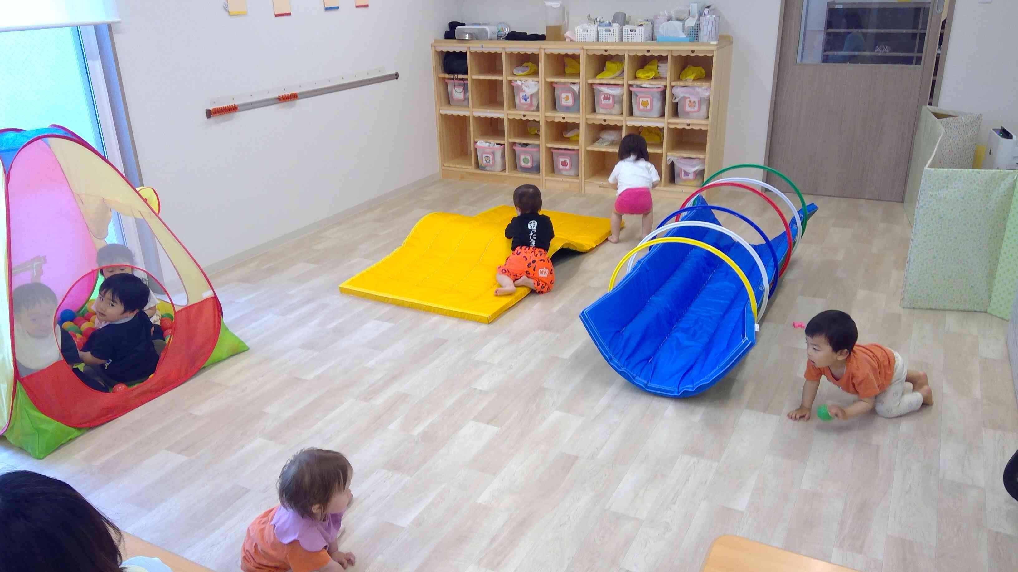 １歳児あひる組♪うんどうあそびをしたよ☆