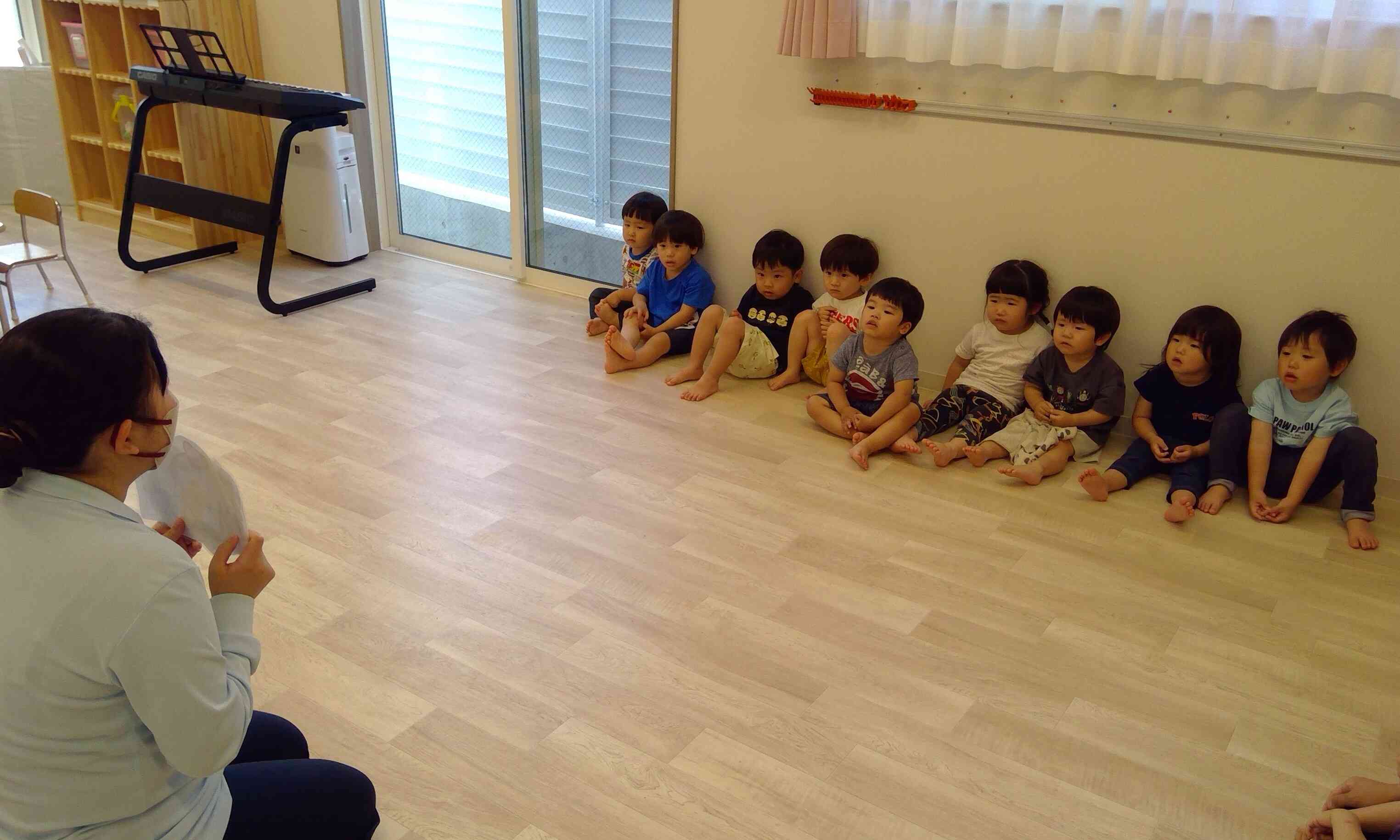 6月13日　手を洗ってみよう（２歳児）