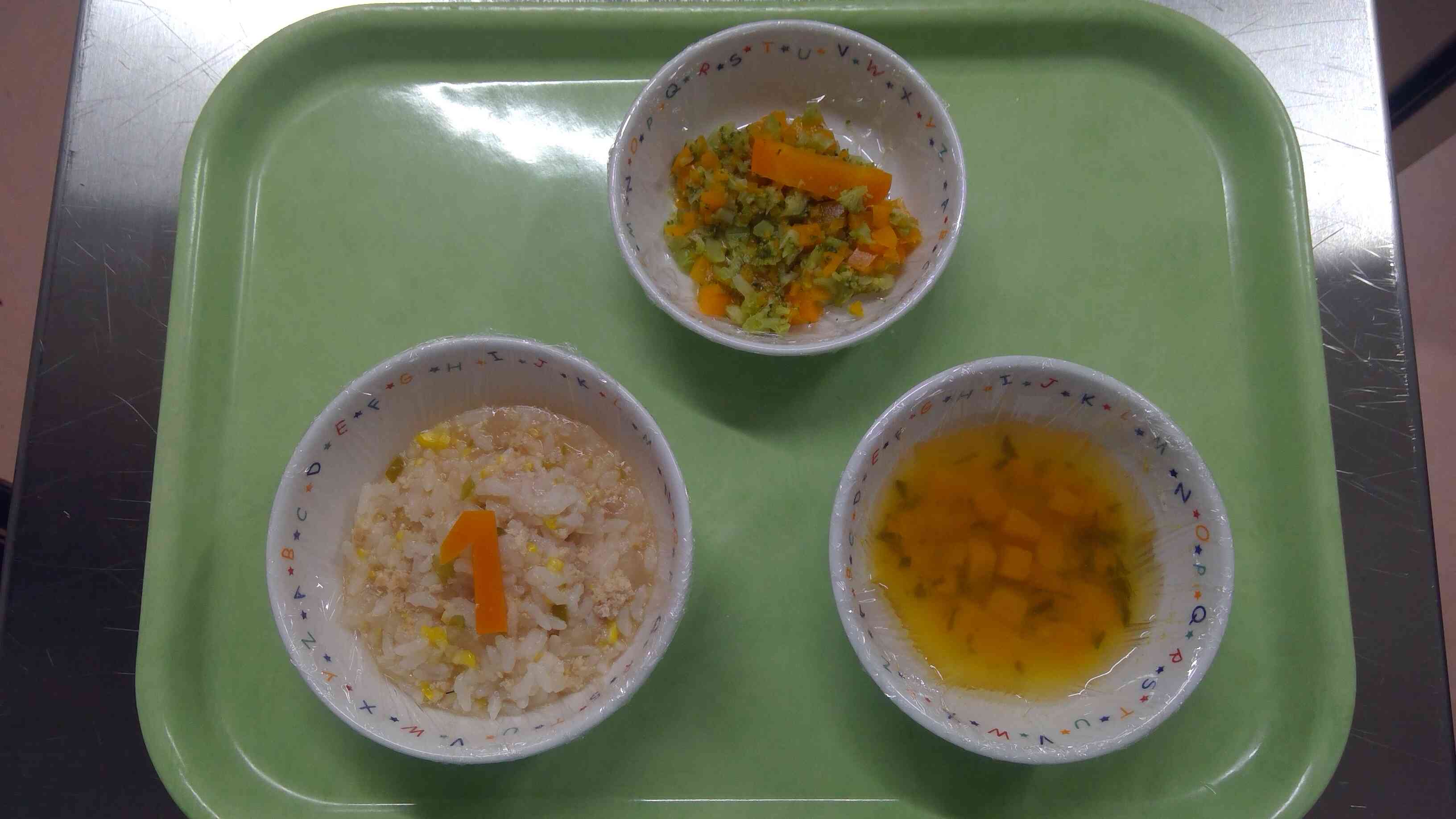 6月25日　離乳食　後期献立（お誕生日）