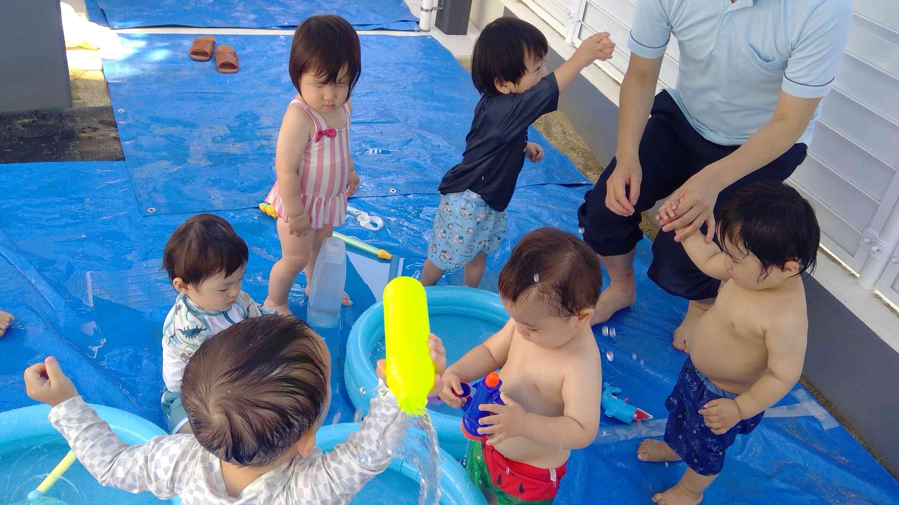 つめたーい!!