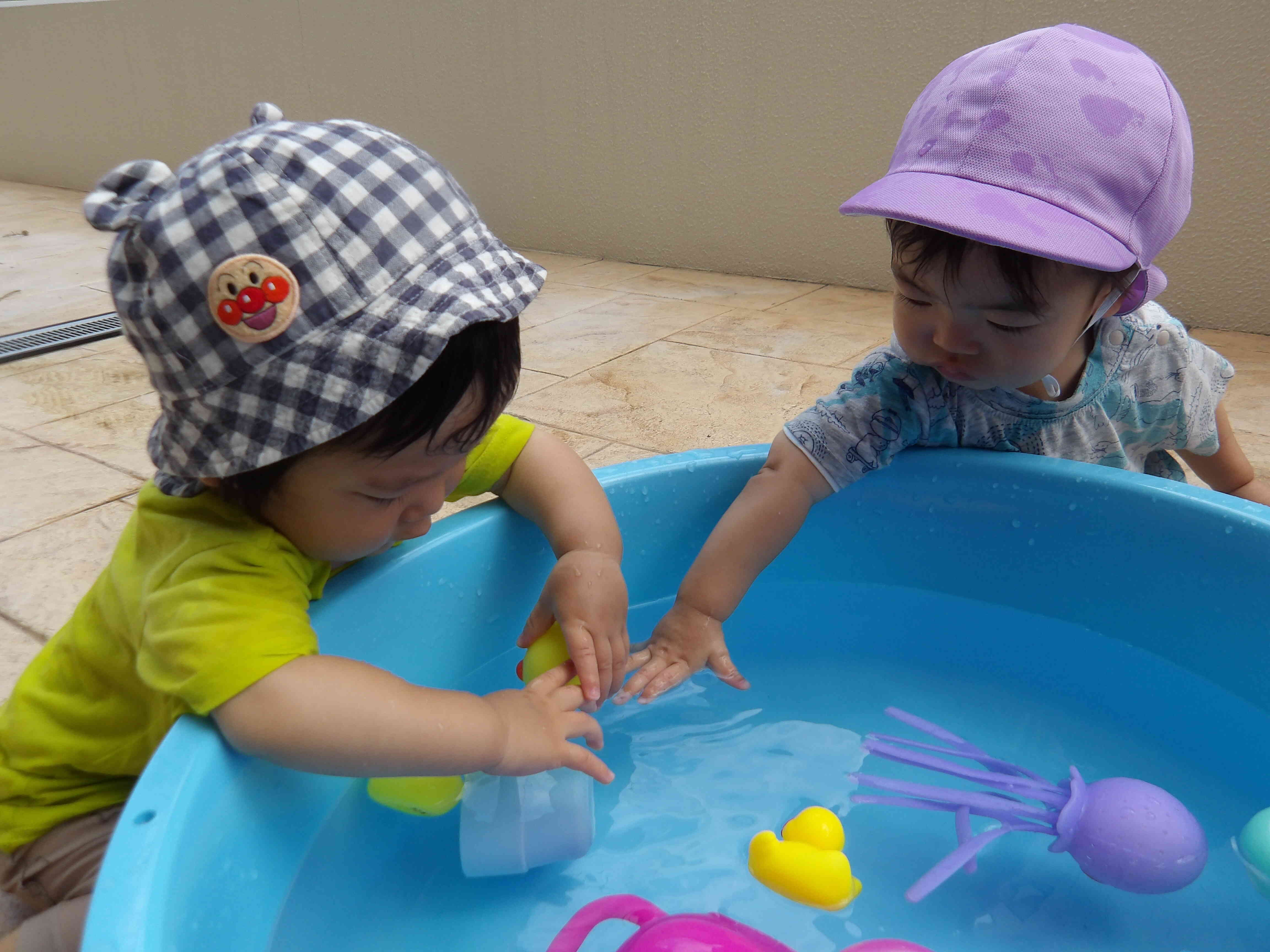 冷たくて気持ちいいね！！