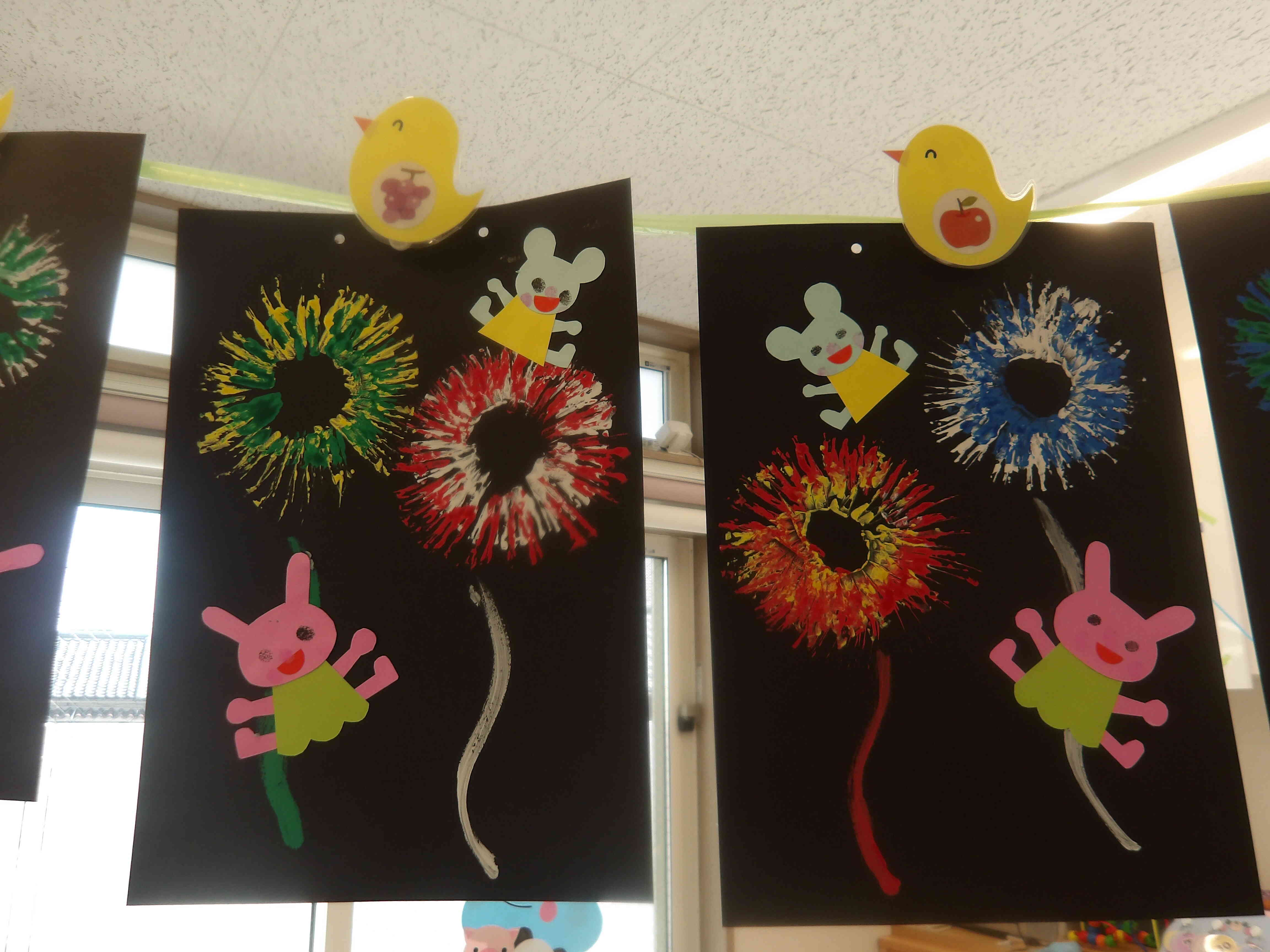 きれいな花火があがりました！！
