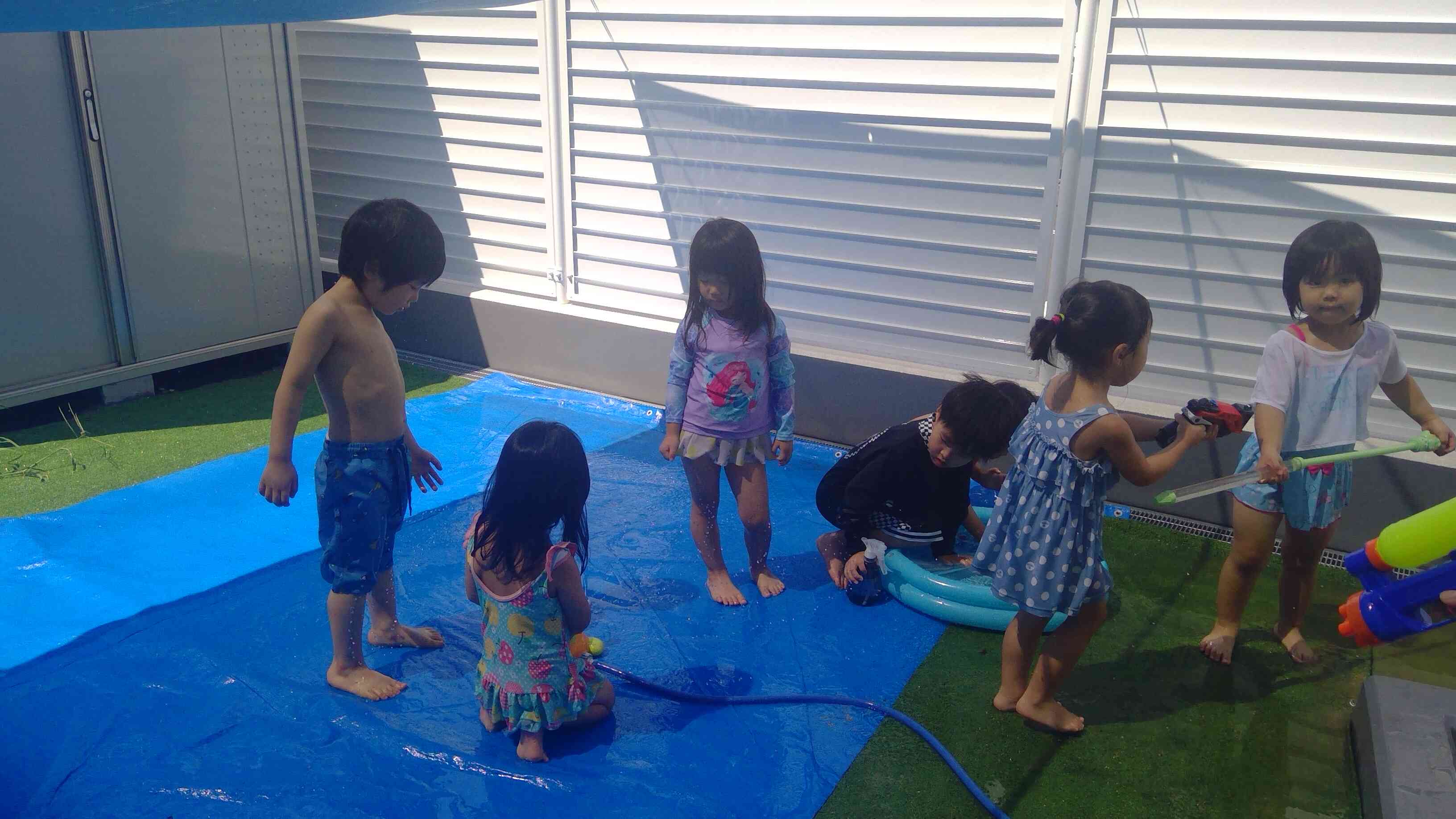 最後の水遊び!!!!