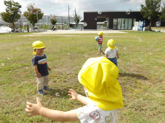 しゃーぼんだま...♪