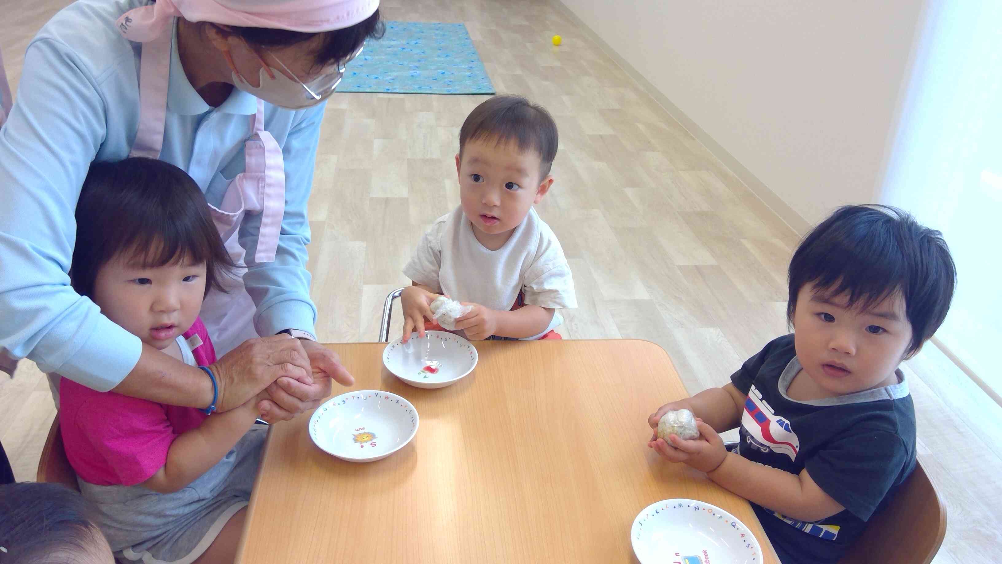 じょうずにできるかな~?