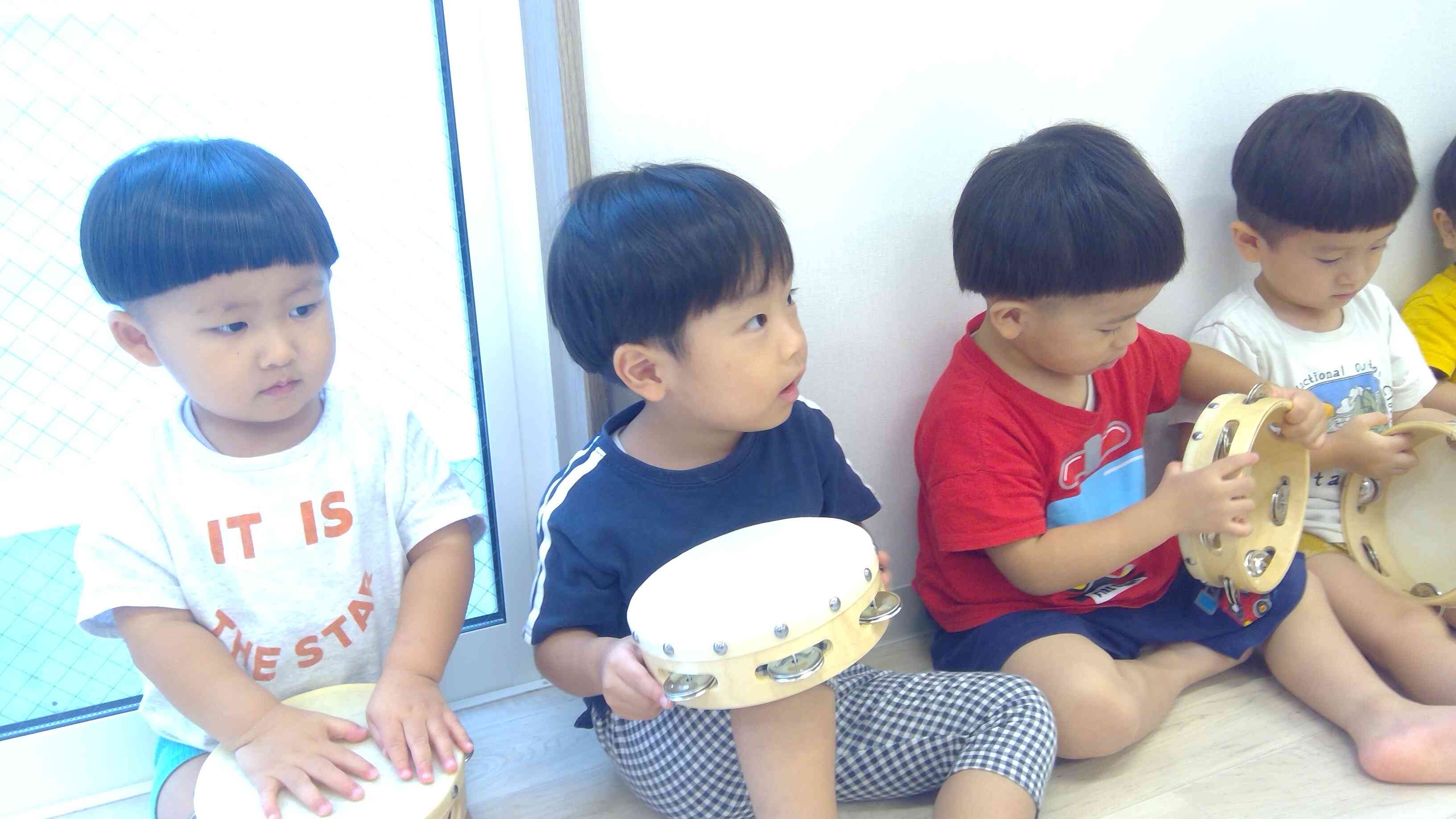 楽器遊び楽しいね！