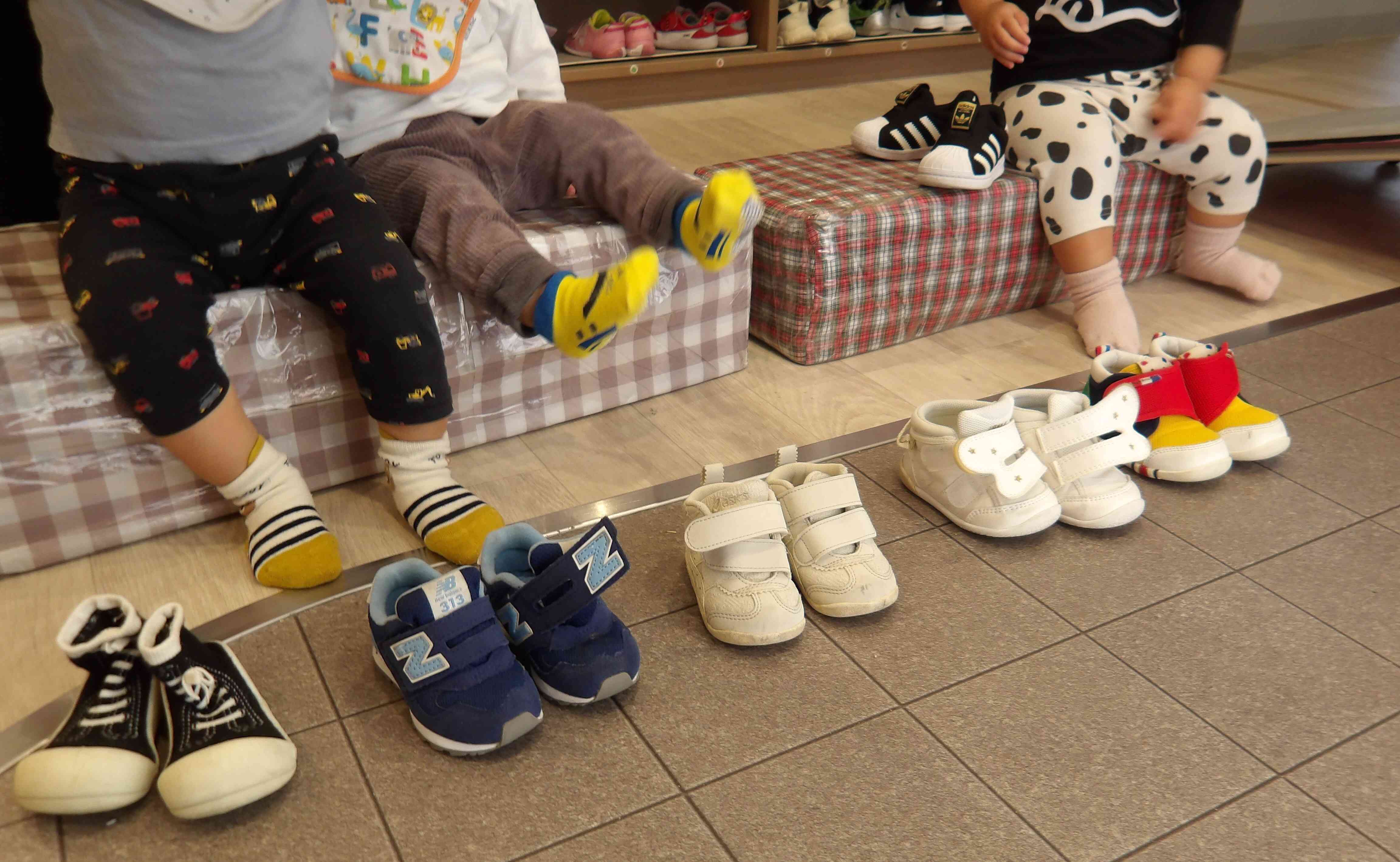 かわいい靴たちの整列!