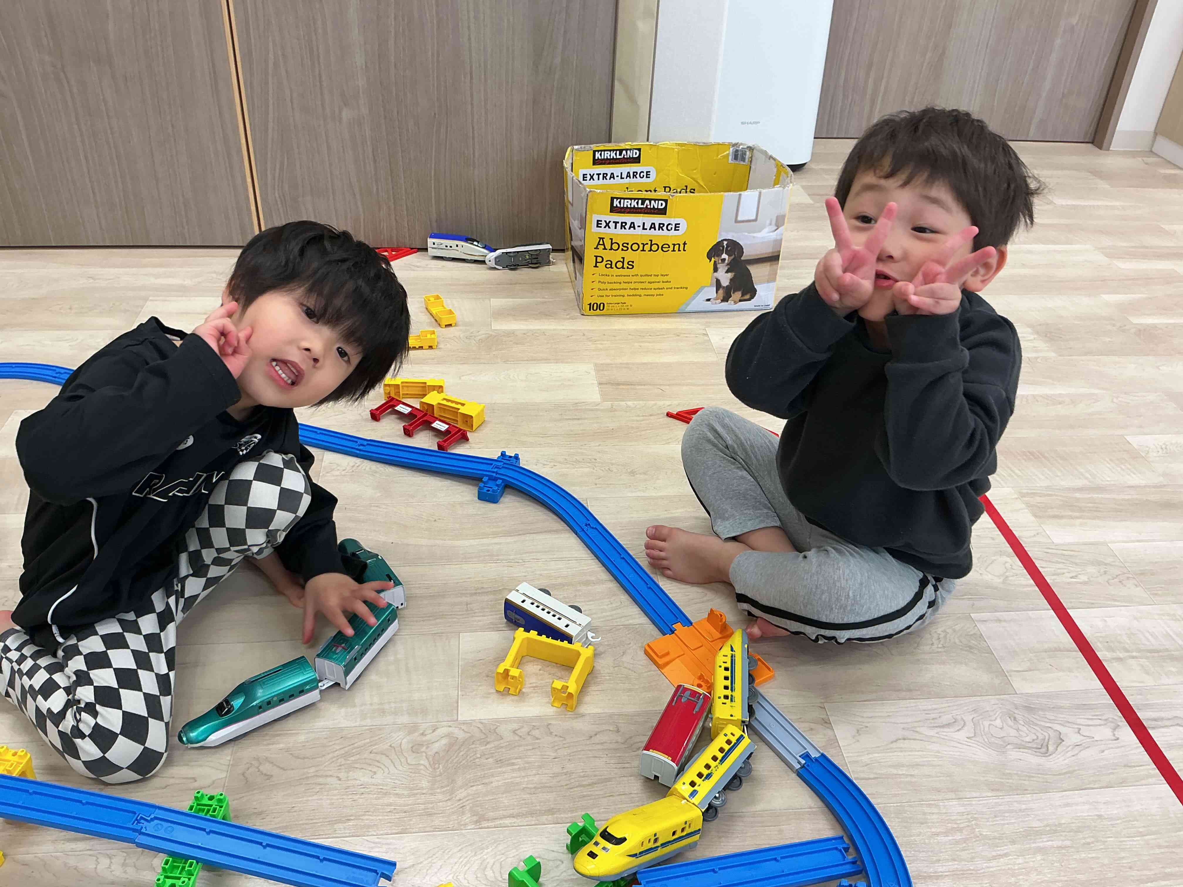 コーナー遊びをしてるよ‼︎